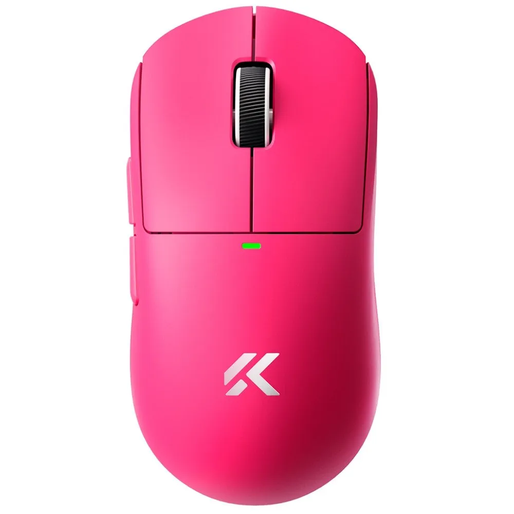 Мышь MCHOSE A5 V3 Ultra Lightweight, PAW3395, 8000Hz, 500mAh, 2.4/BT/USB, Rose Red