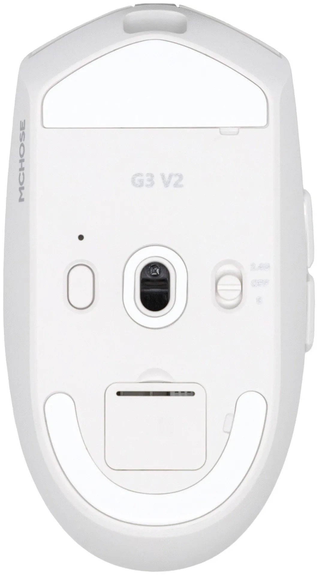 Мышь MCHOSE G3 V2, HW-G3V2-4, White, Wireless, PAW 3311, 800mAh — фото 2