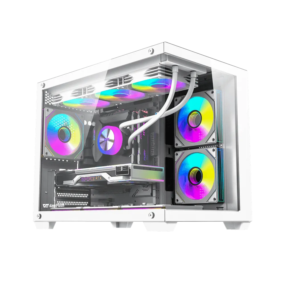 Компьютерный корпус DarkFlash B275 PRO, White, mATX