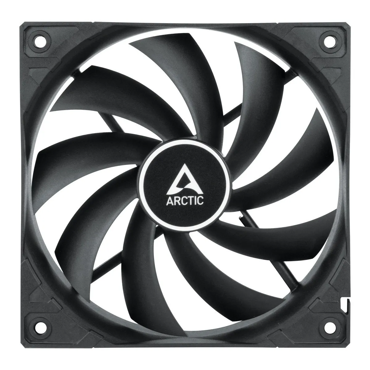 Кулер для корпуса ARCTIC F12 (Black), ACFAN00201A, 12cm, 1350rpm, 3Pin, Fluid Dynamic — фото 2
