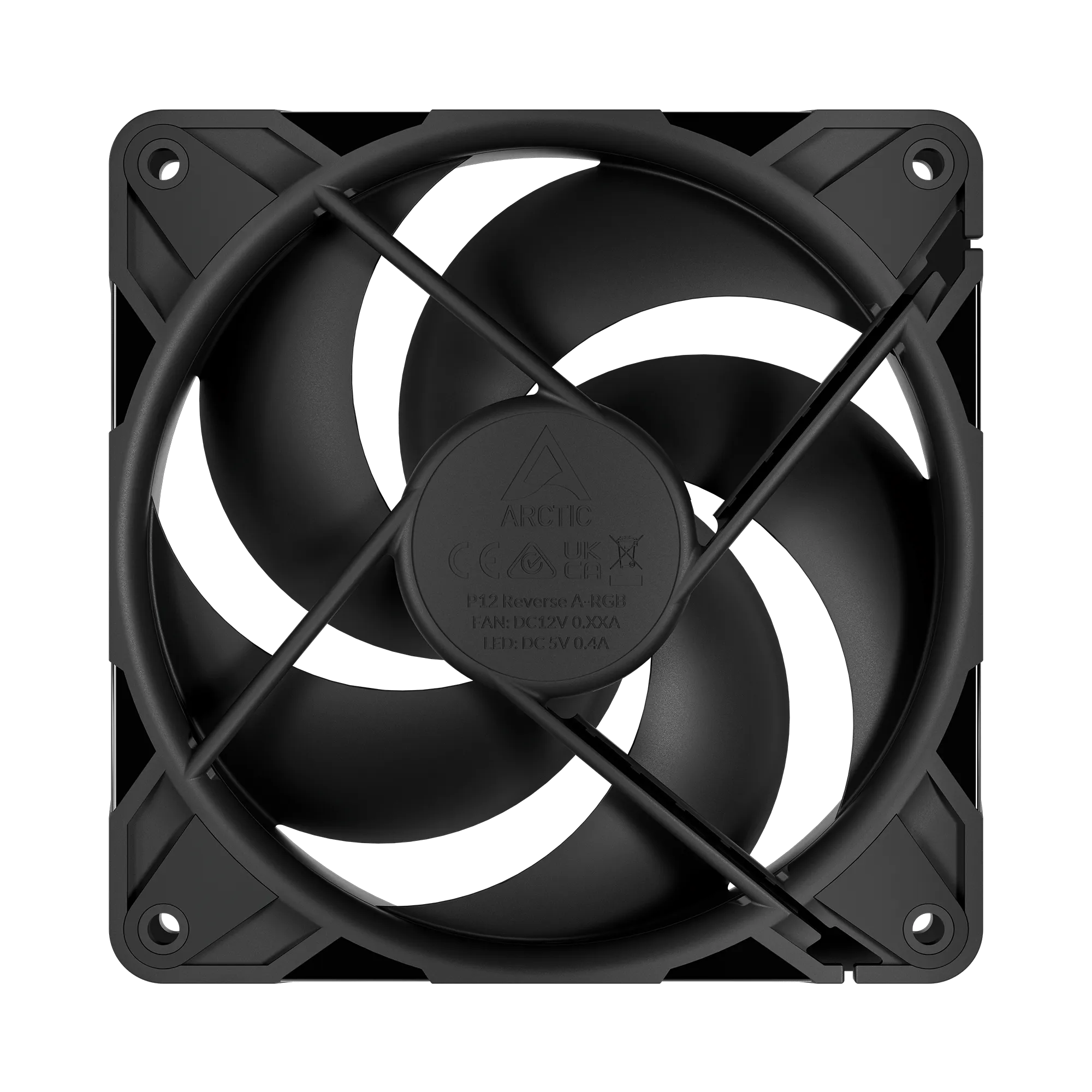 Кулер для корпуса ARCTIC P12 Pro Reverse (Black), ACFAN00331A, 12cm, 500-3000rpm, 4Pin, Fluid Dyn. — фото 5