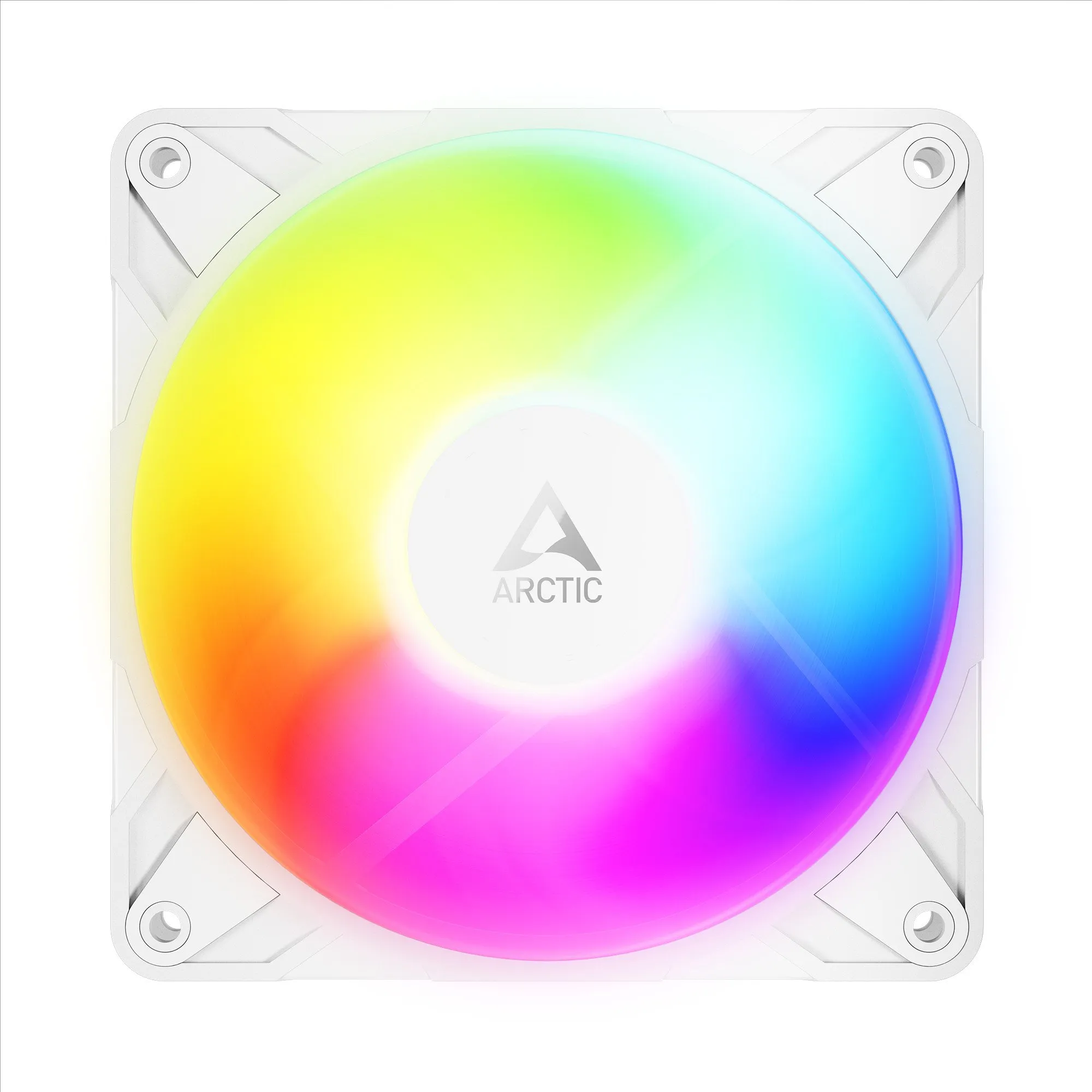 Кулер для корпуса ARCTIC P12 Pro Reverse A-RGB (White), ACFAN00325A, 12cm, 600-3000rpm, 4Pin, Fluid — фото 2