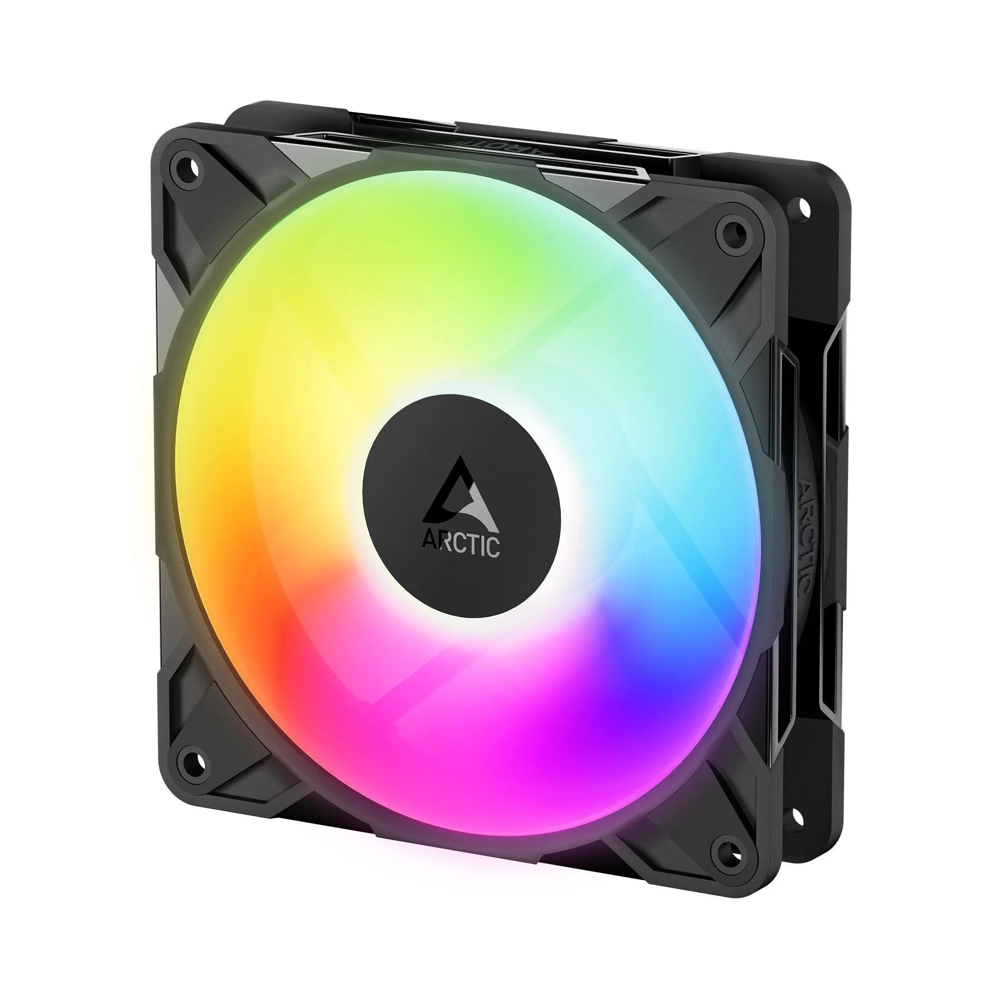 Кулер для корпуса ARCTIC P12 Pro Reverse ARGB 3 Pack (Black), ACFAN00333A, 12cm, 500-3000rpm, 4Pin — фото 2