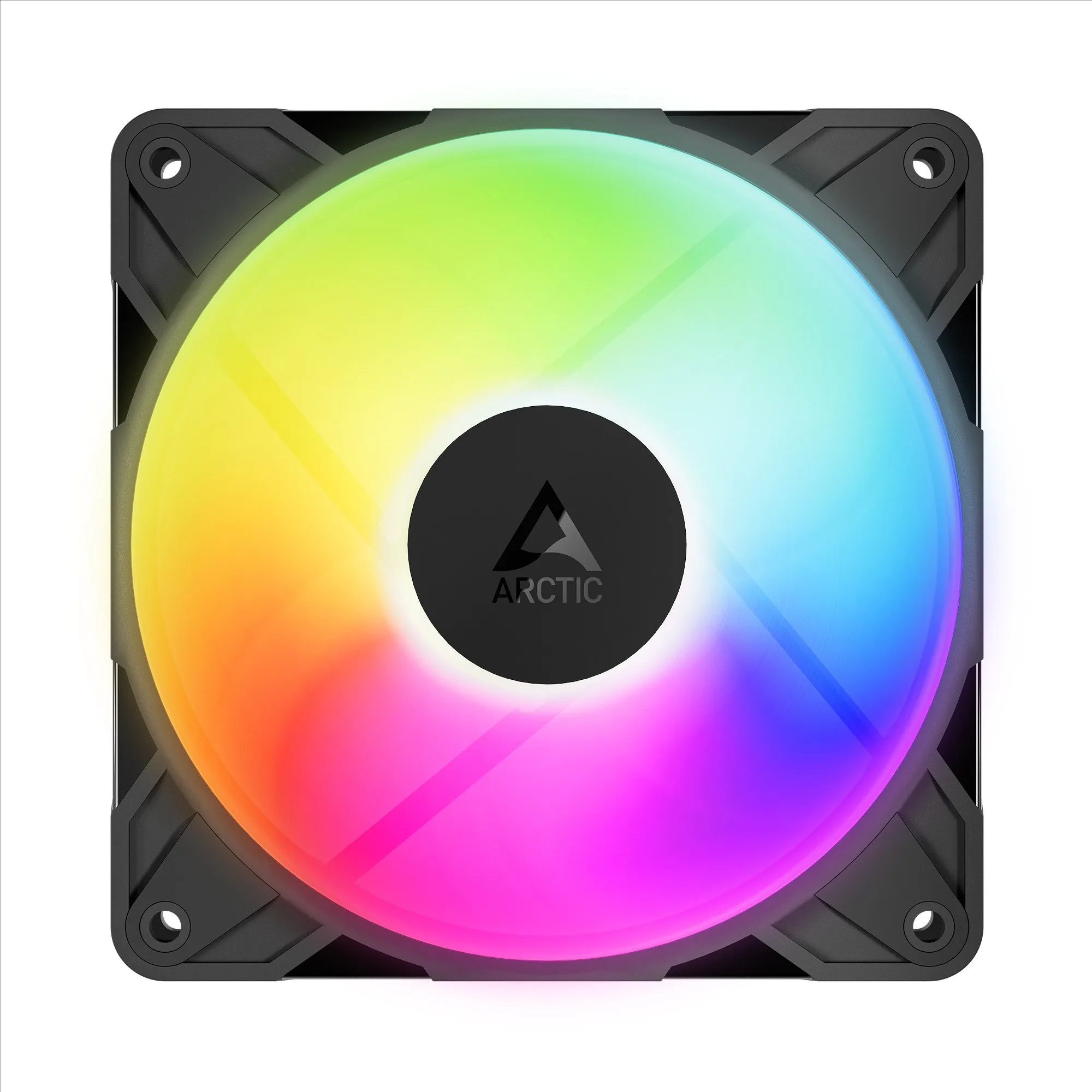 Кулер для корпуса ARCTIC P12 Pro Reverse ARGB 3 Pack (Black), ACFAN00333A, 12cm, 500-3000rpm, 4Pin — фото 3