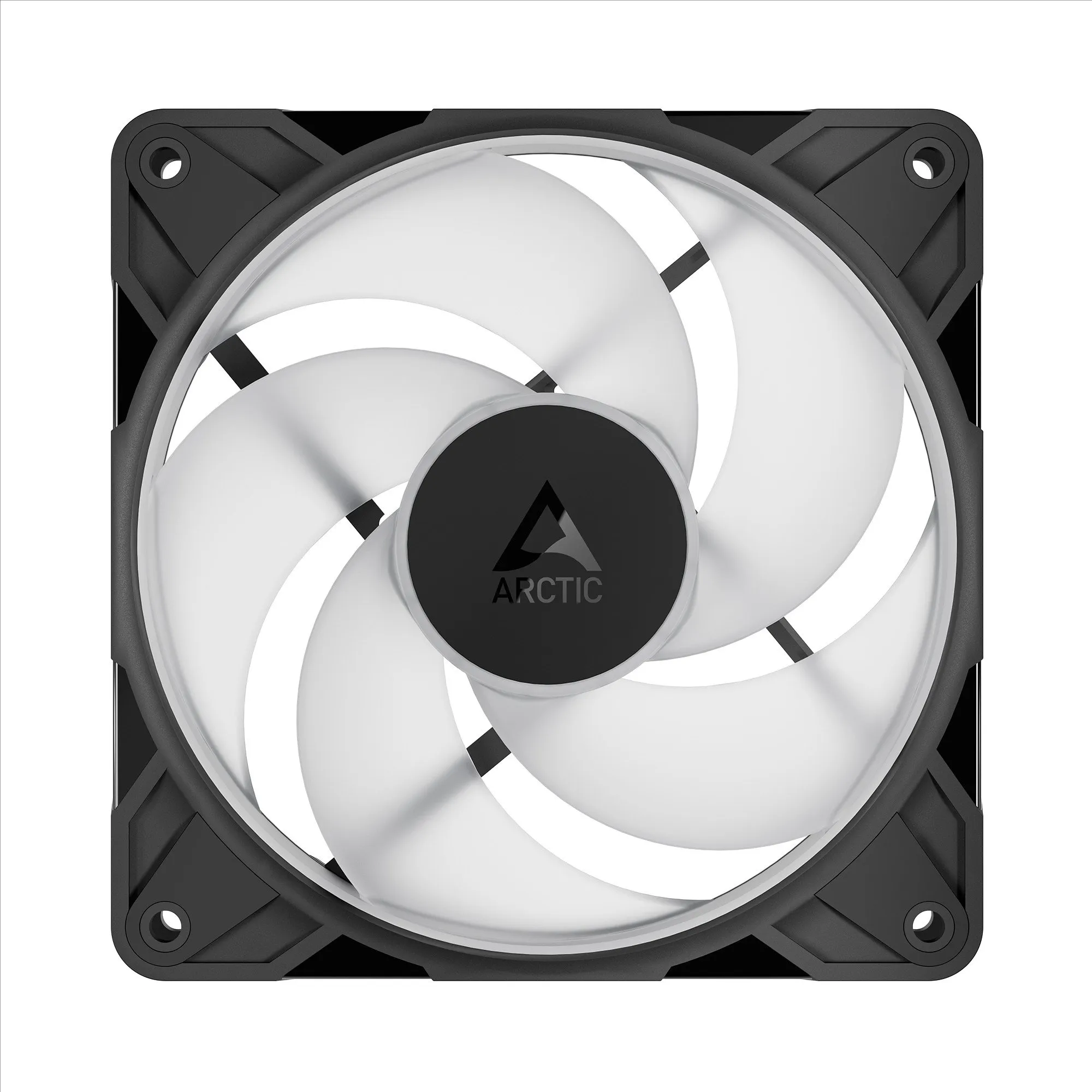 Кулер для корпуса ARCTIC P12 Pro Reverse ARGB 3 Pack (Black), ACFAN00333A, 12cm, 500-3000rpm, 4Pin — фото 5