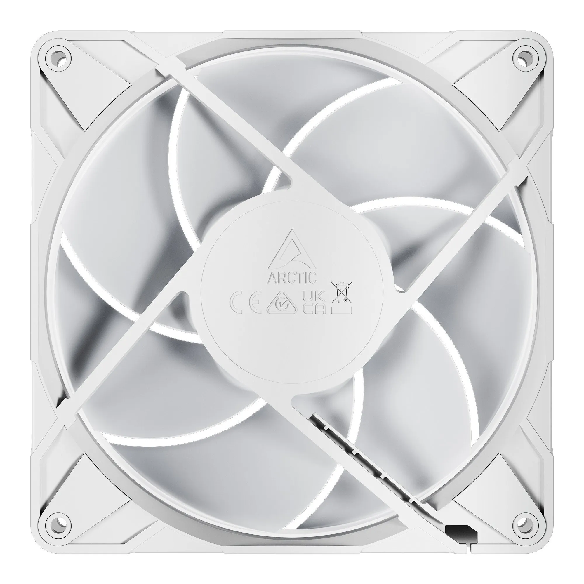 Кулер для корпуса ARCTIC P14 Pro ARGB (White), ACFAN00318A, 14cm, 400-2500rpm, 4Pin, Fluid Dyn. — фото 6