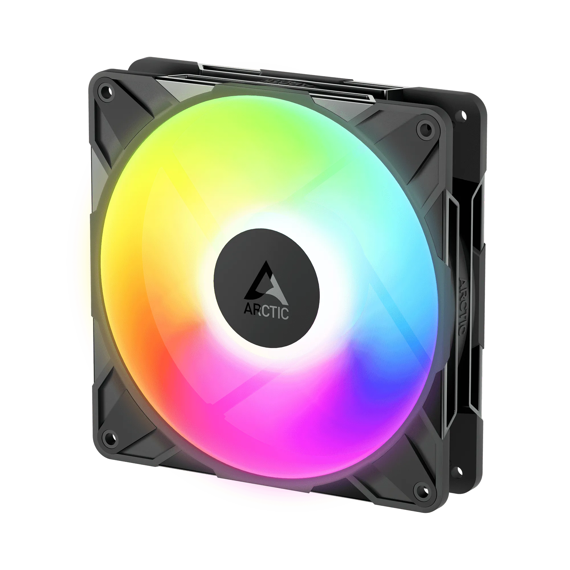 Кулер для корпуса ARCTIC P14 Pro Reverse ARGB 3 Pack (Black), ACFAN00327A, 14cm, 400-2500rpm, 4Pin — фото 2