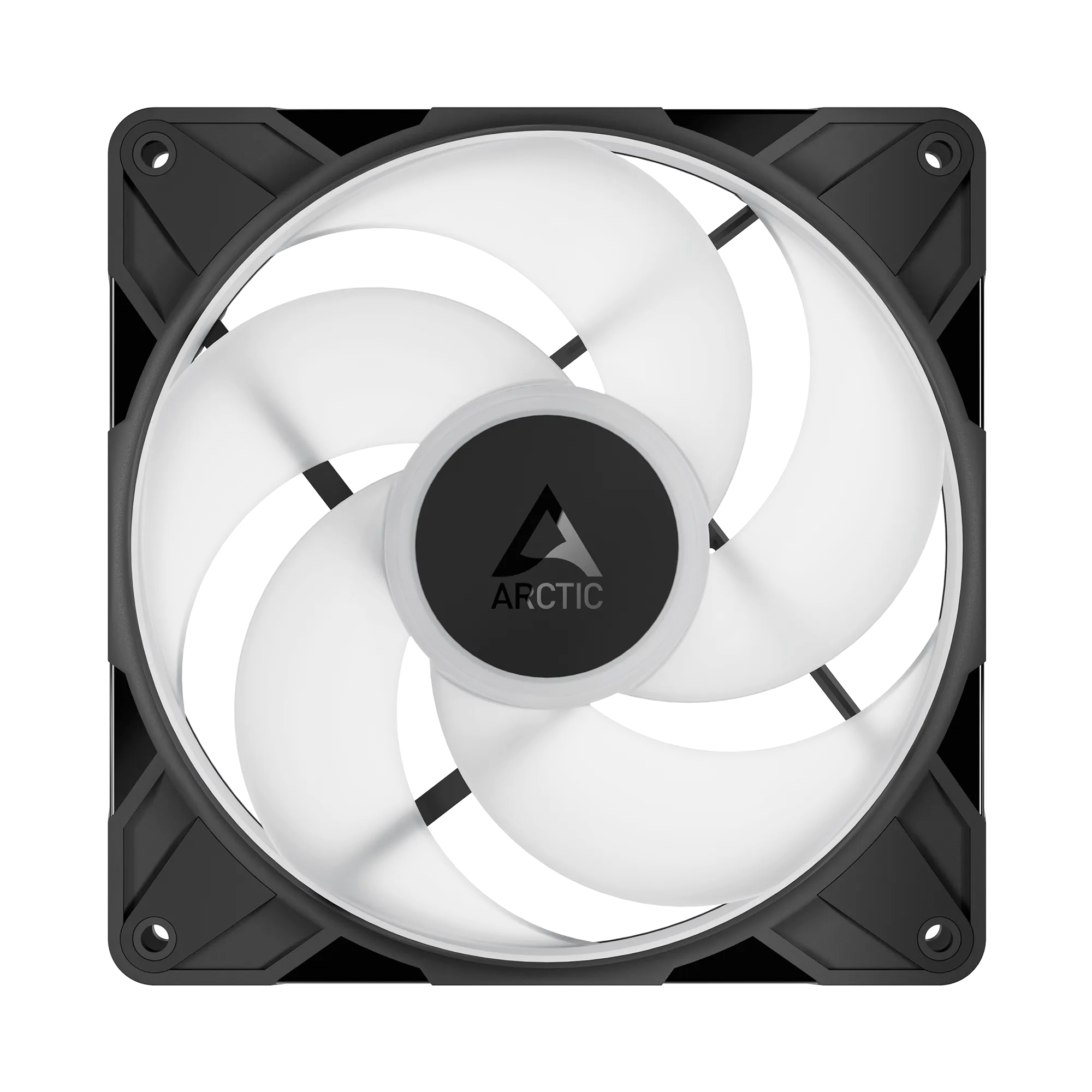 Кулер для корпуса ARCTIC P14 Pro Reverse ARGB 3 Pack (Black), ACFAN00327A, 14cm, 400-2500rpm, 4Pin — фото 5