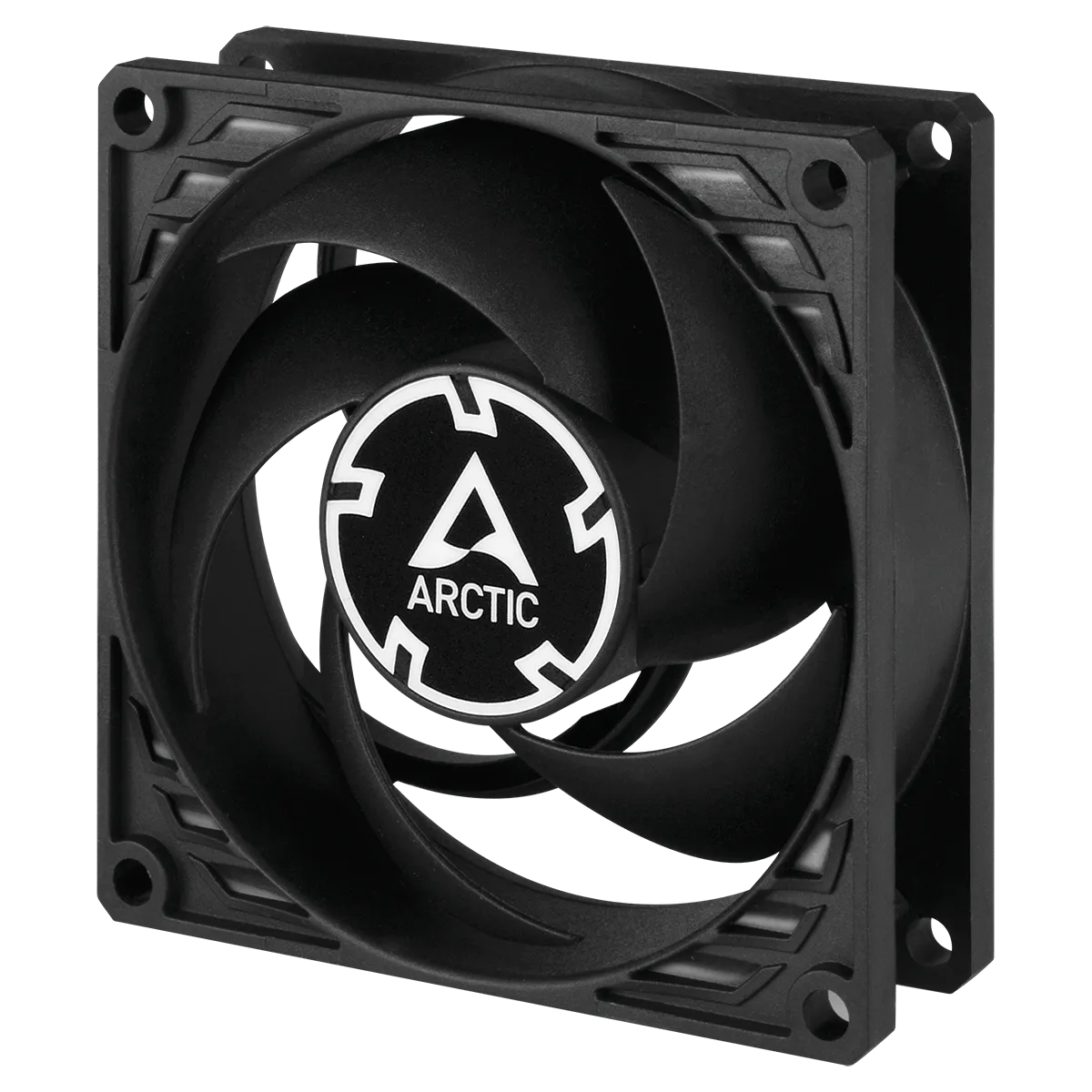 Кулер для корпуса ARCTIC P8 Silent (Black), ACFAN00152A, 8cm, 1600rpm, 3Pin, Fluid Dynamic Bearing