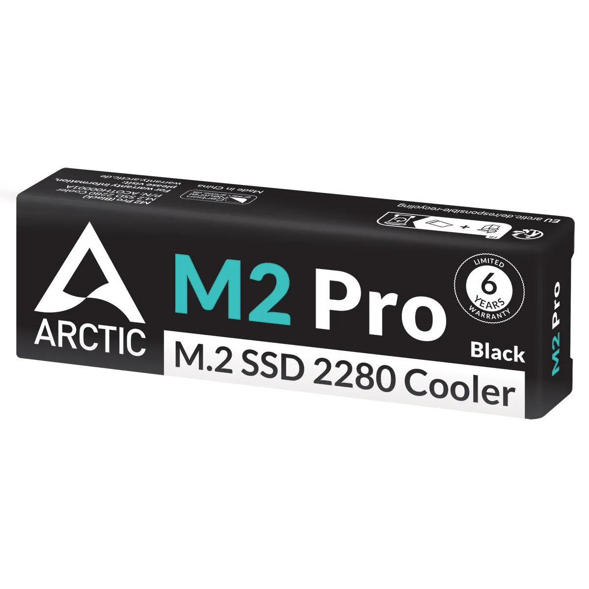 Радиатор M.2 ARCTIC M.2 Pro(Black), ACOTH00001A, 73x24.2x10.5 mm — фото 6