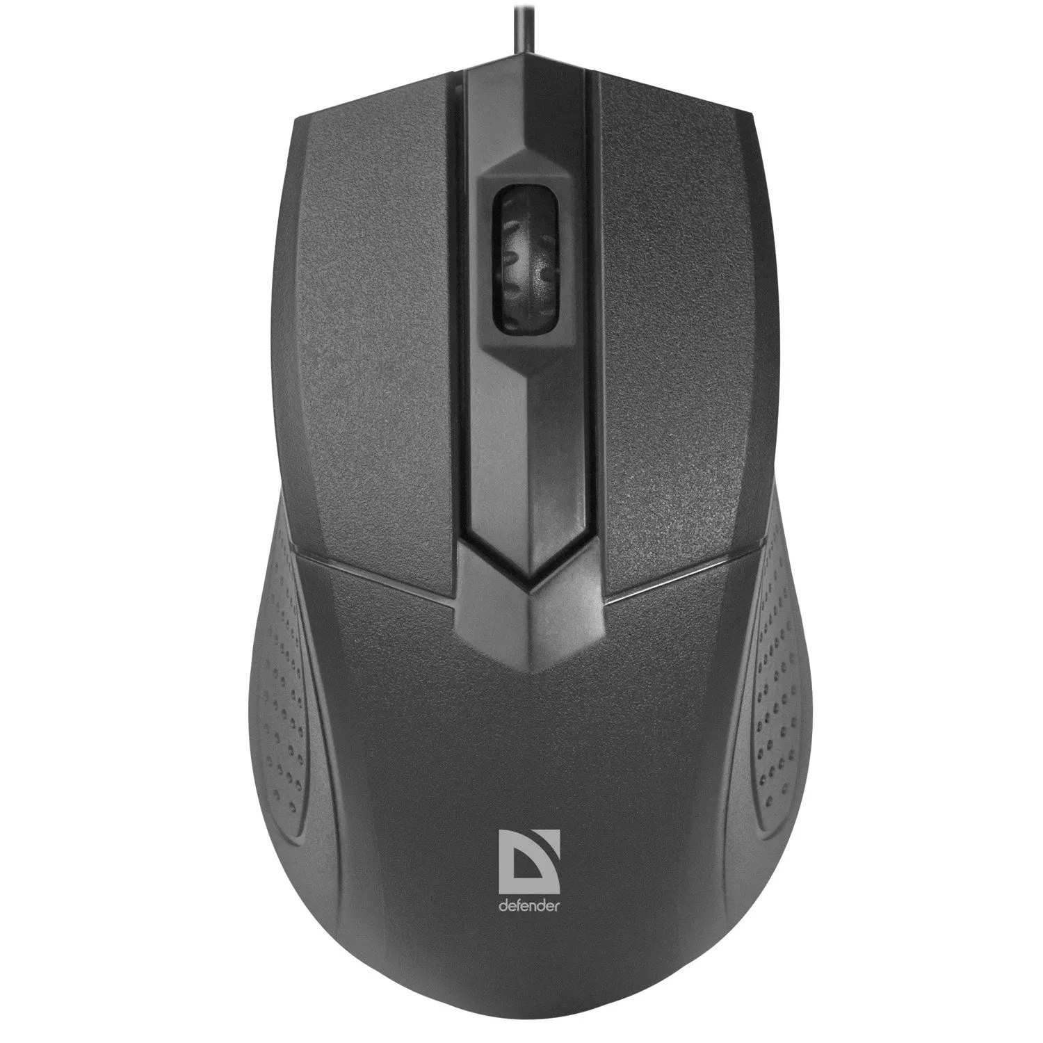 Мышь Defender Optimum MB-270 (52270), увелич. размер, 2key+колесо, Optical 1000dpi, USB 1.5m, черный