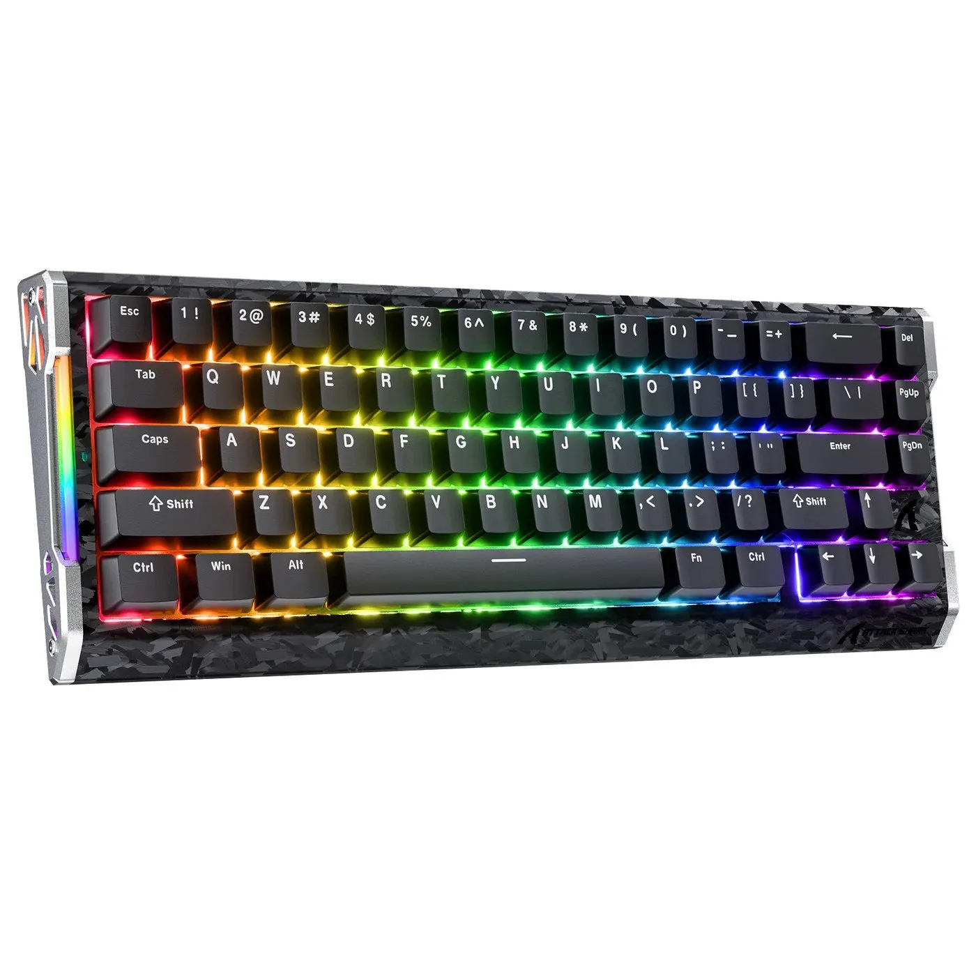 Клавиатура Attack Shark R68 HE Black, Mechanical, 66 keys, USB-C, EN
