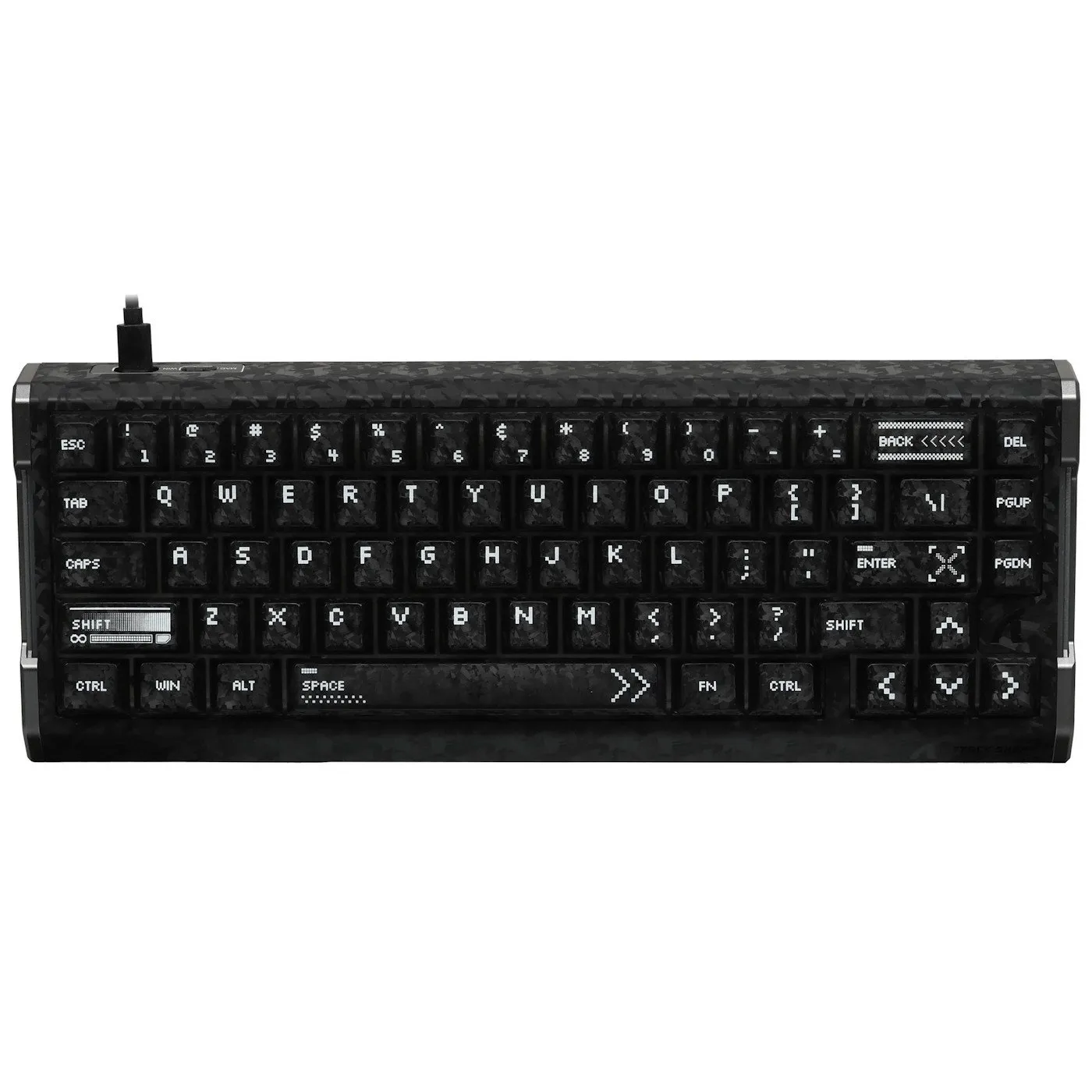 Клавиатура Attack Shark R68 HE Ink Shade, Mechanical, 66 keys, USB-C, EN — фото 3