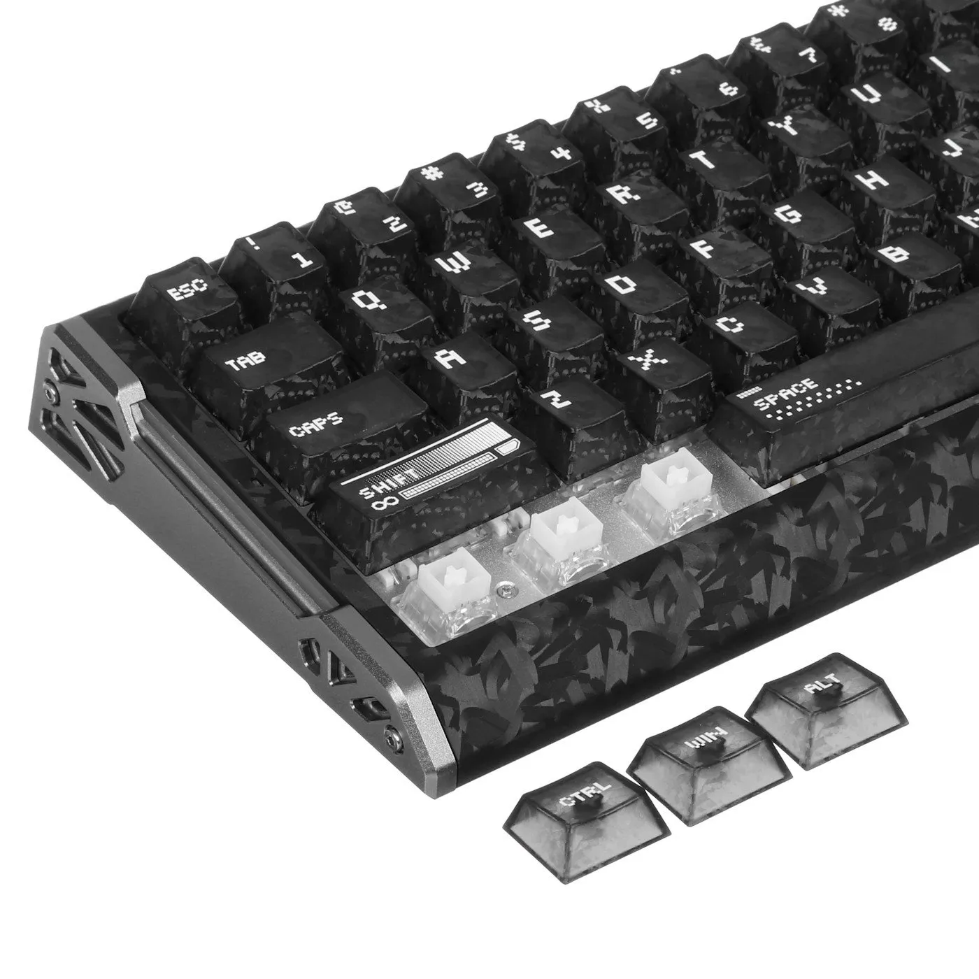 Клавиатура Attack Shark R68 HE Ink Shade, Mechanical, 66 keys, USB-C, EN — фото 7
