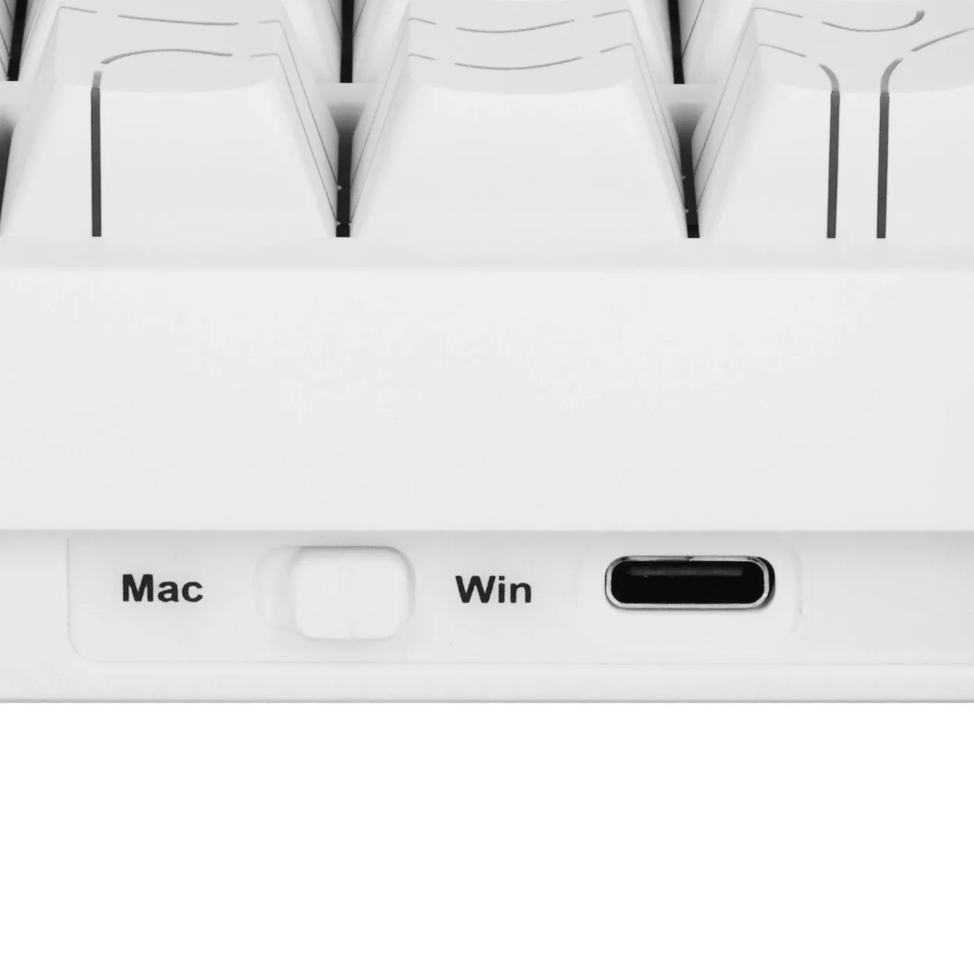 Клавиатура Attack Shark R82 HE White Contour, Magnetic, 75%, EN, Wired USB-C, 8KHz, RGB — фото 6