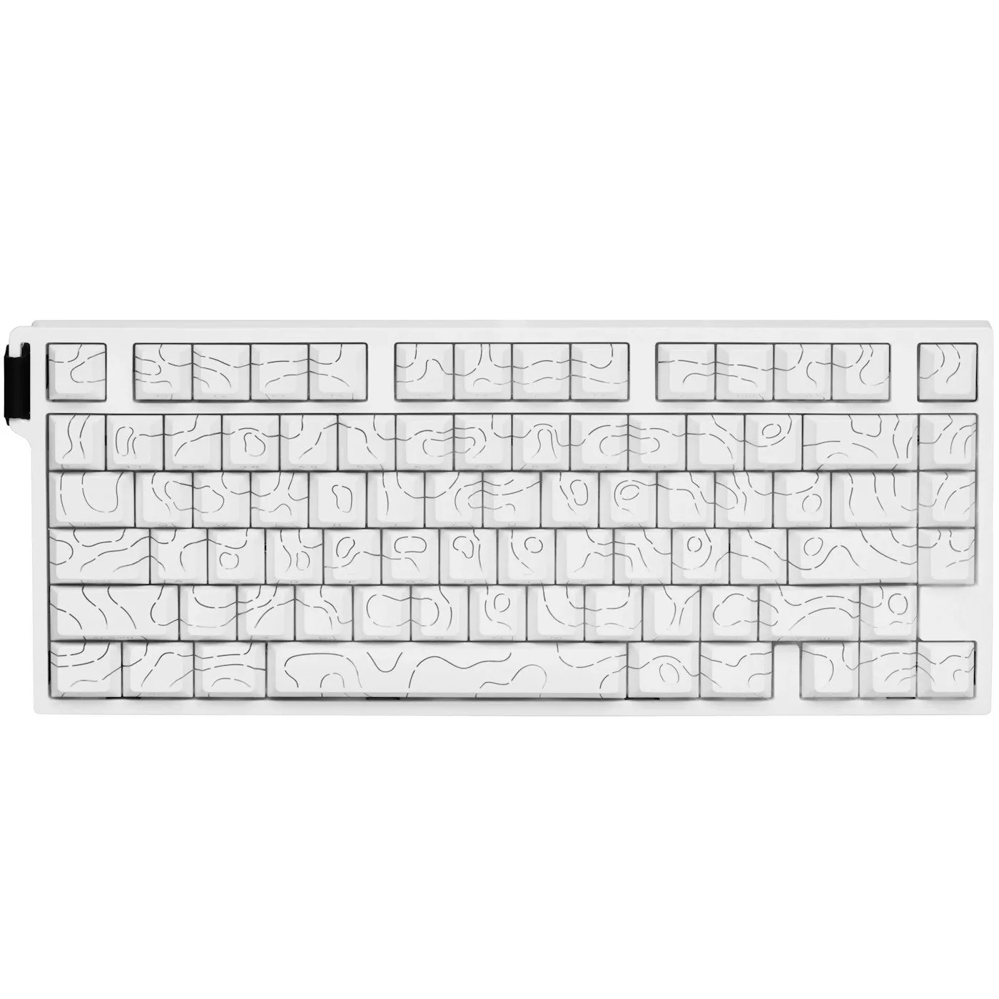 Клавиатура Attack Shark R82 HE White Contour, Magnetic, 75%, EN, Wired USB-C, 8KHz, RGB — фото 3