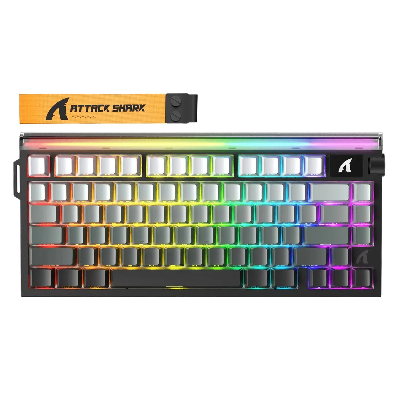 Клавиатура Attack Shark R85 HE Moon Night, 75%, Magnetic, Purple Mandrel switch, EN, Wired USB-C