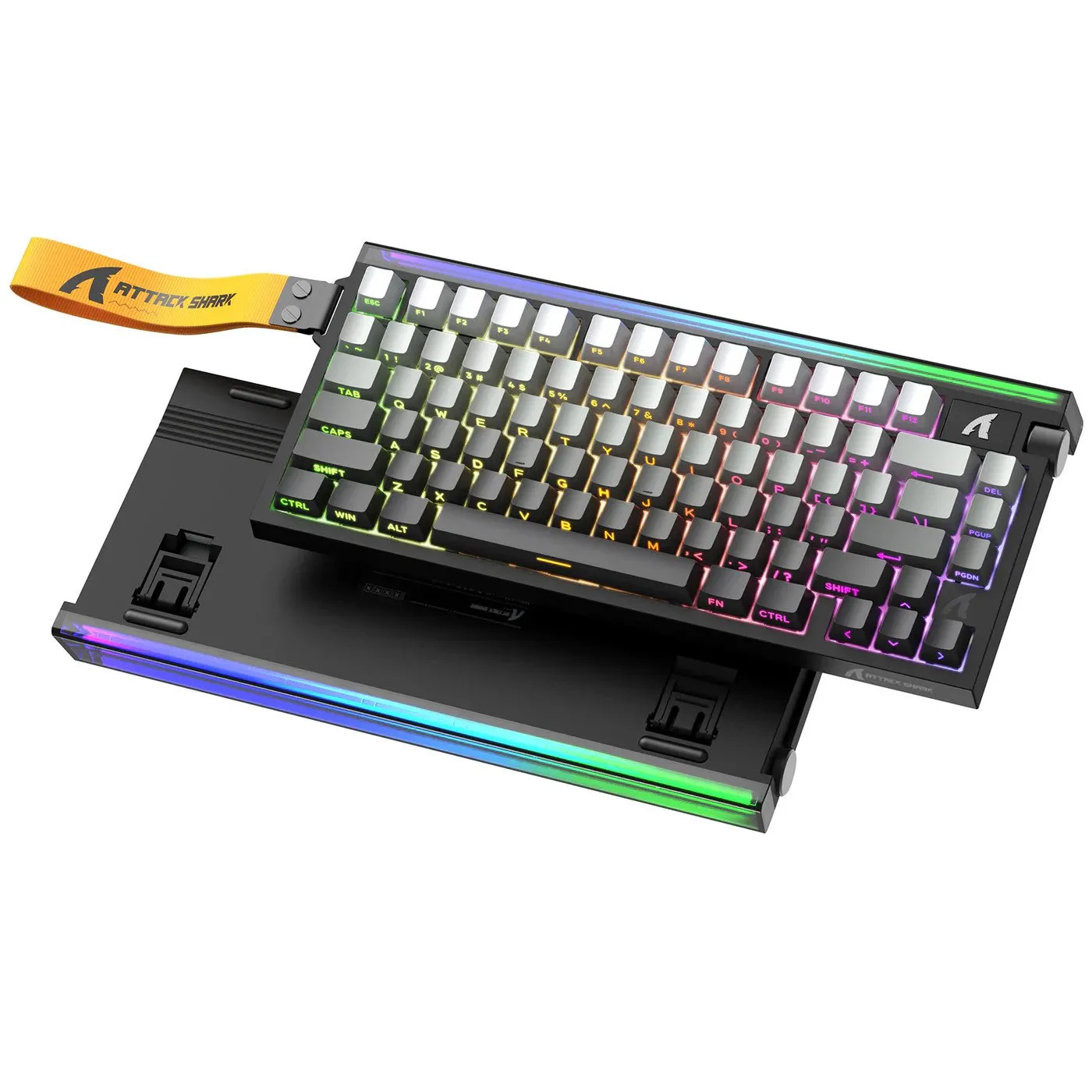 Клавиатура Attack Shark R85 HE Moon Night, 75%, Magnetic, Purple Mandrel switch, EN, Wired USB-C — фото 2