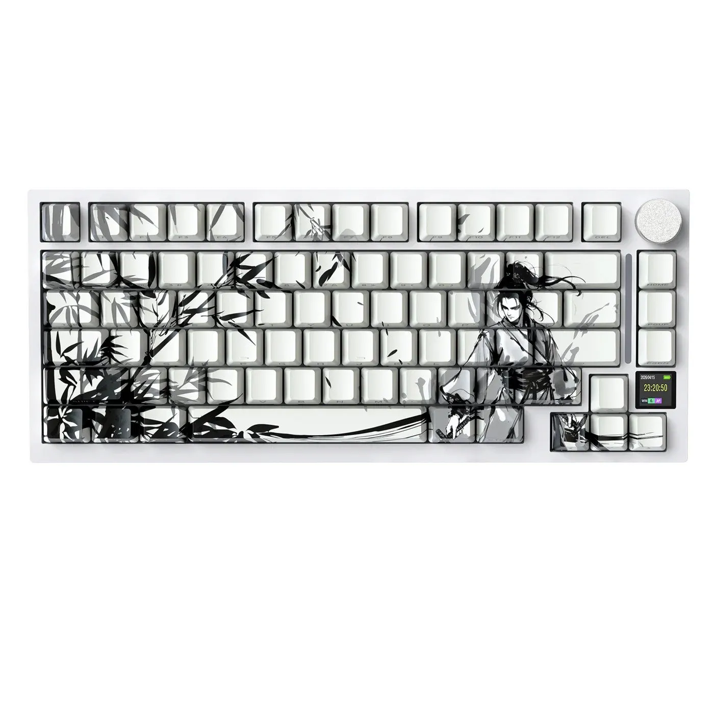 Клавиатура Attack Shark X820Ultra Dark Warrior, Mechanical, 80 keys, 2.4/BT/USB-C, EN, 4000mAh — фото 3