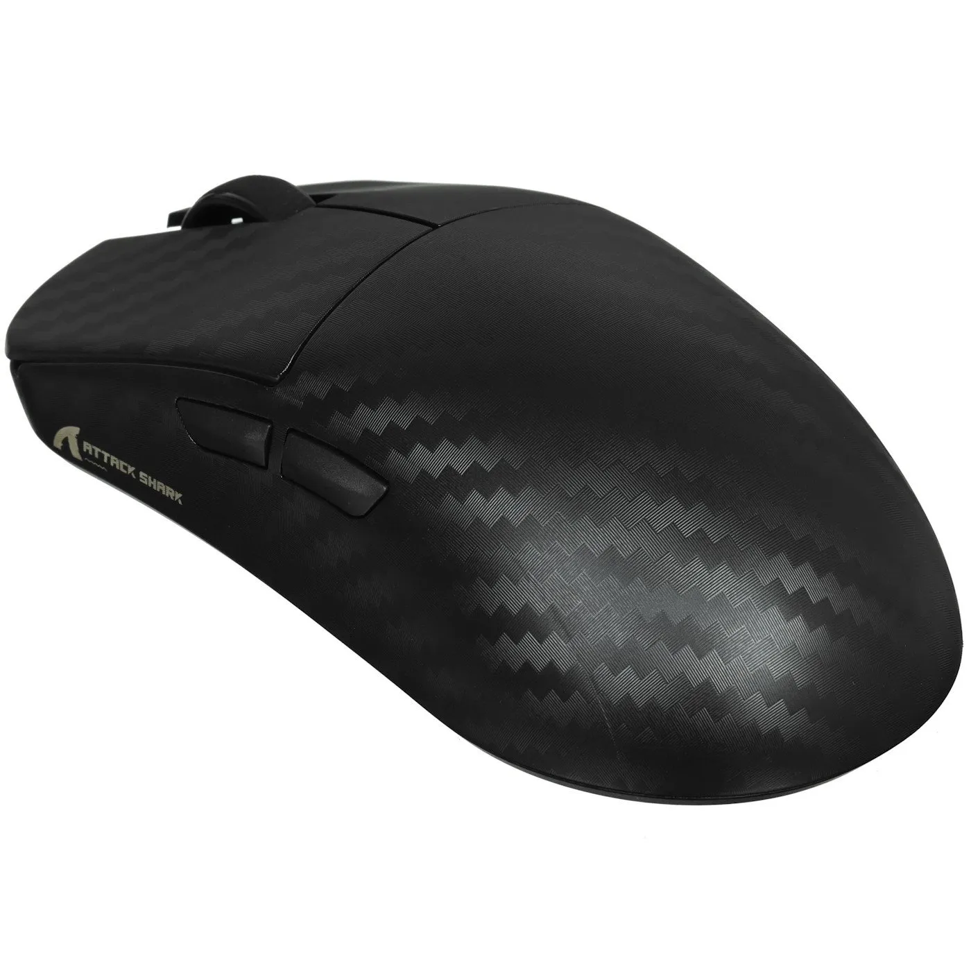 Мышь Attack Shark R11Ultra Weave Black Phantom Shark, PAW3950MAX, 42000 DPI, 2.4/BT/Wired — фото 3