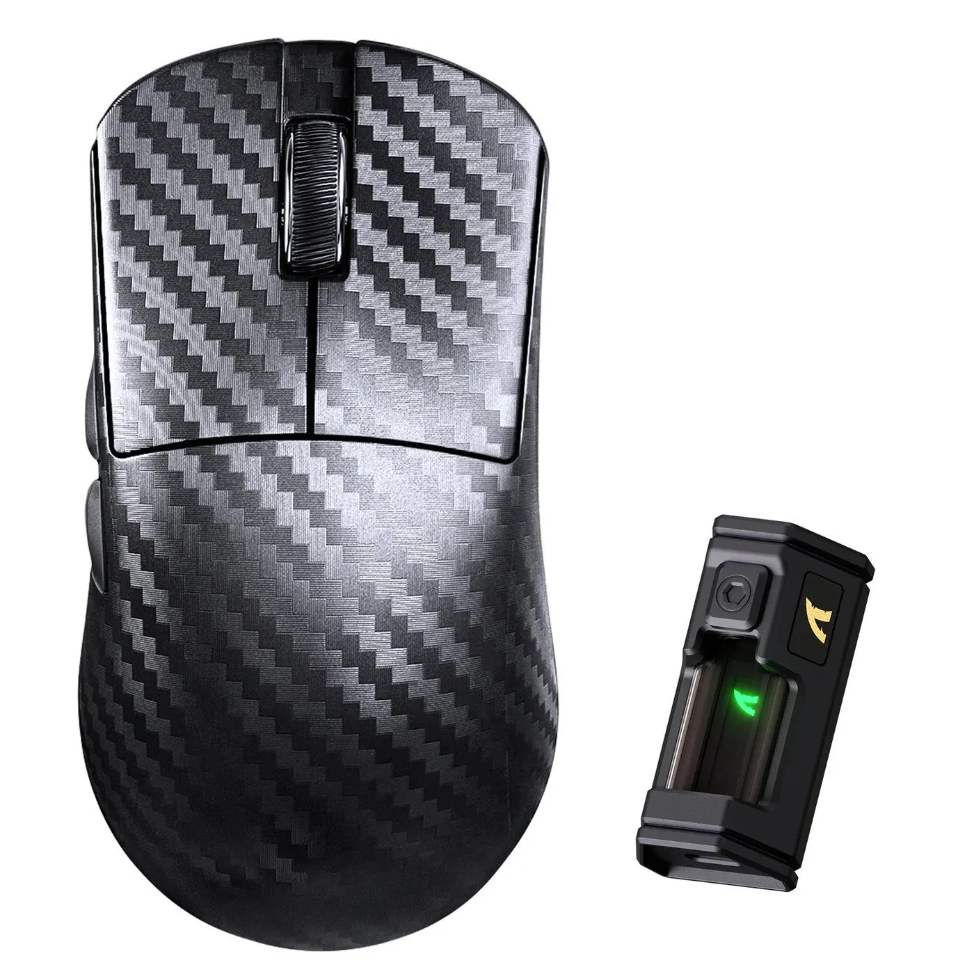 Мышь Attack Shark R11Ultra Weave Black Phantom Shark, PAW3950MAX, 42000 DPI, 2.4/BT/Wired