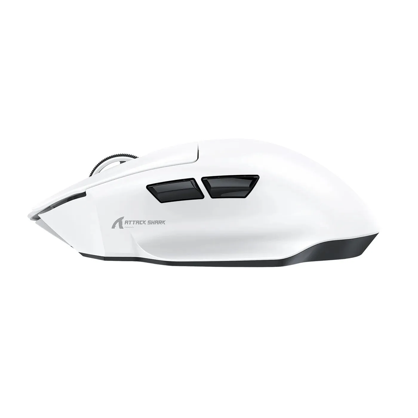 Мышь Attack Shark V6 White, PAW3311, 25000 DPI, 2.4/BT/Wired, 100 Million Clicks, 500mAh, 65±3g — фото 3