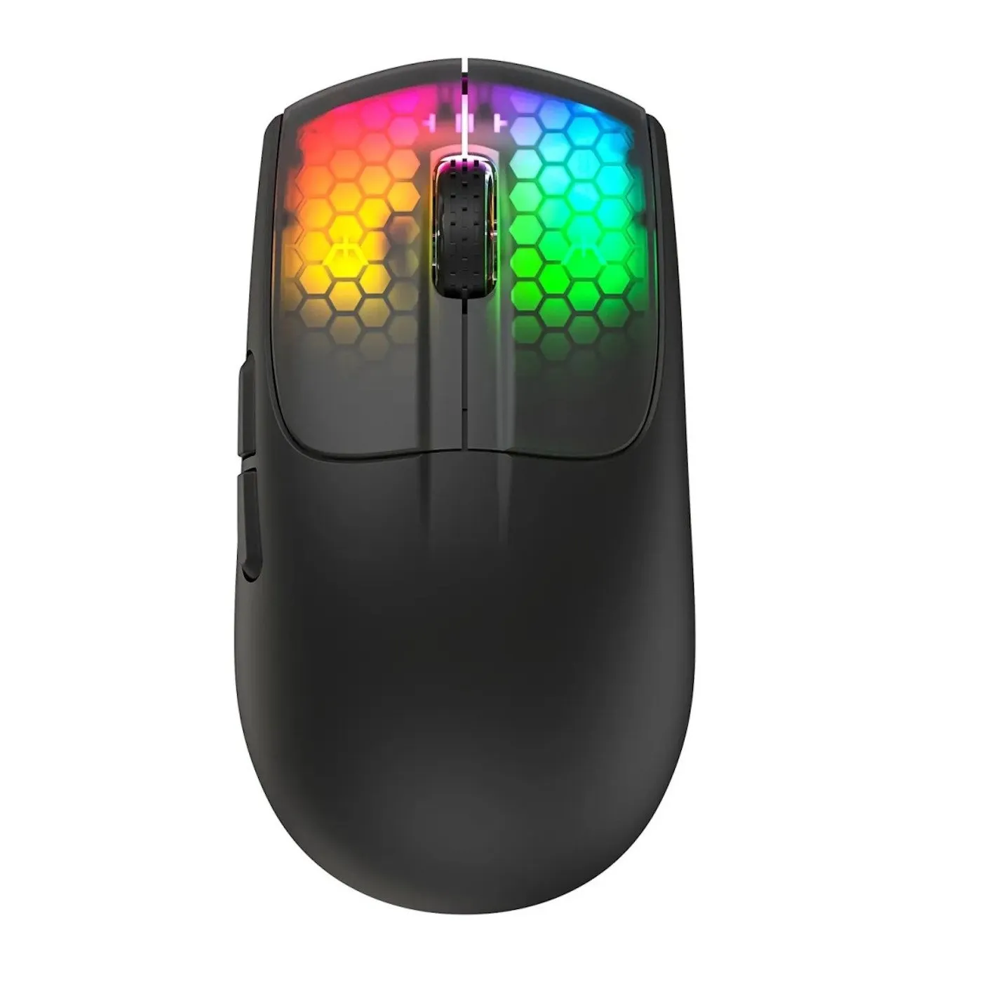 Мышь Attack Shark X5 Black, PAW3212, 4000 DPI, 2.4/BT/USB-C, 4 Million Clicks, 300mAh, 49±3g — фото 2