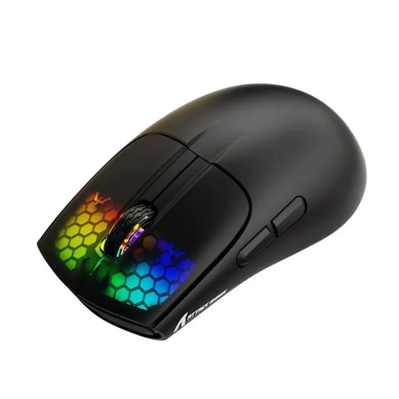 Мышь Attack Shark X5 Black, PAW3212, 4000 DPI, 2.4/BT/USB-C, 4 Million Clicks, 300mAh, 49±3g — фото 4
