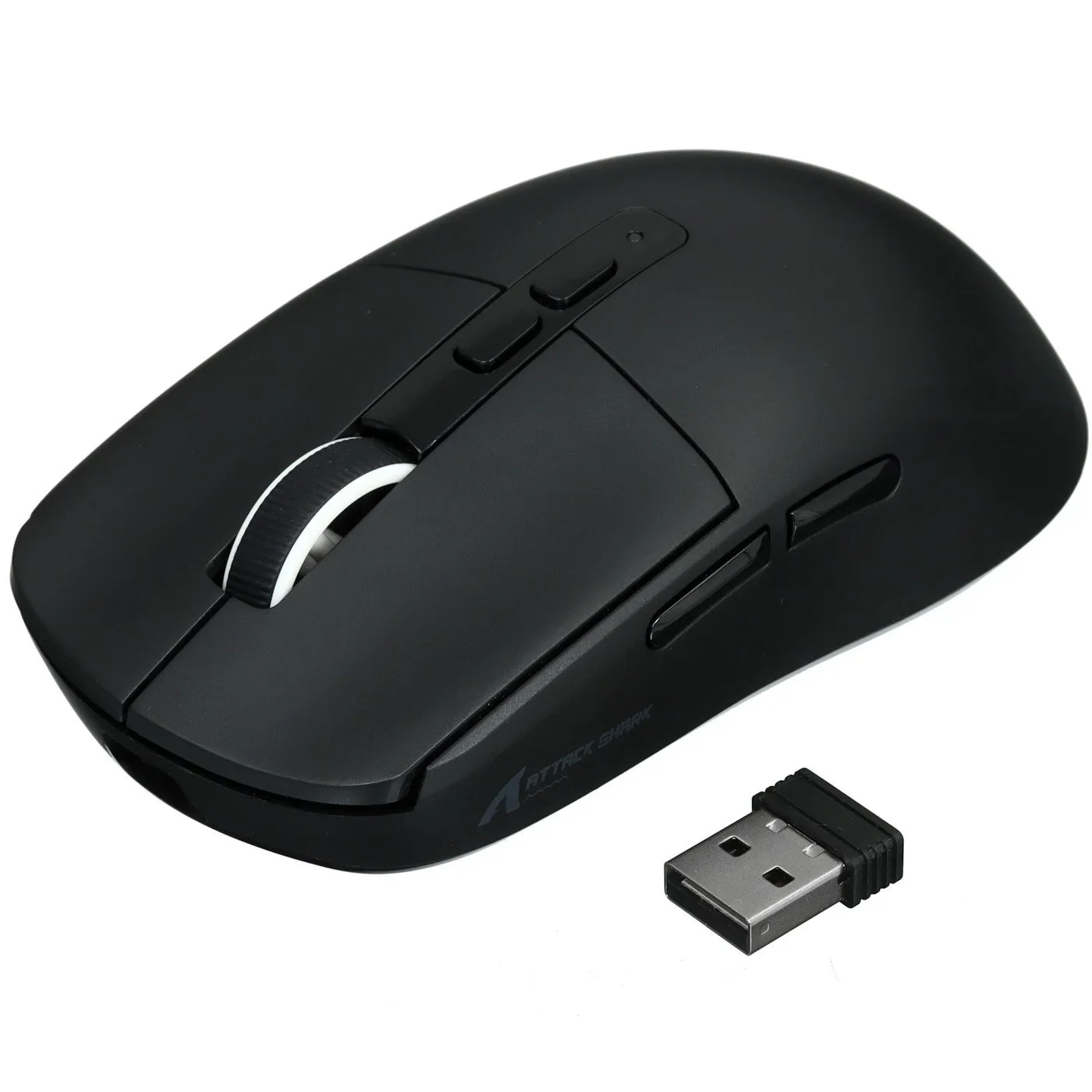 Мышь Attack Shark X6 Black, PAW3395, 26000 DPI, 2.4/BT/Wired, 80 Million Clicks, 500mAh, 49±3g — фото 3