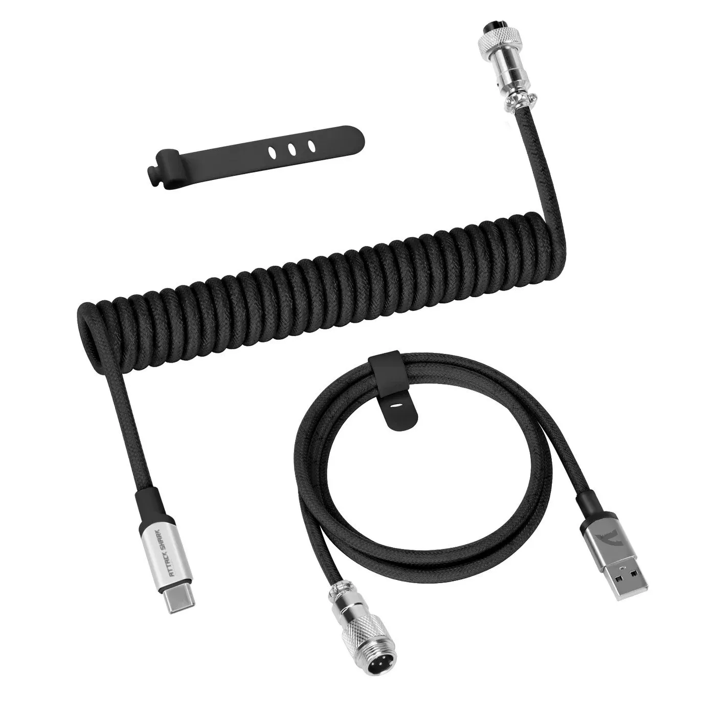 Кабель для клавиатуры Attack Shark C01Pro Black USB A to Type C
