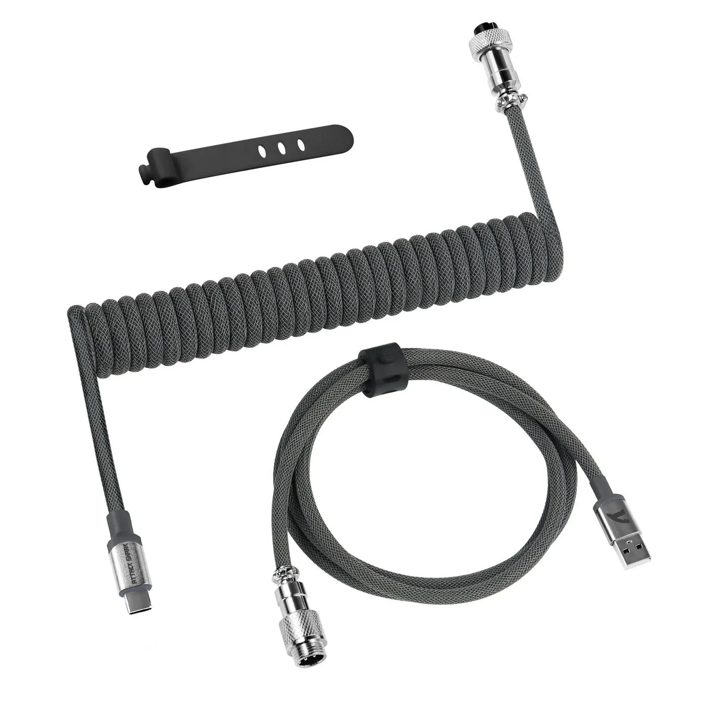 Кабель для клавиатуры Attack Shark C01Pro Grey USB A to Type C