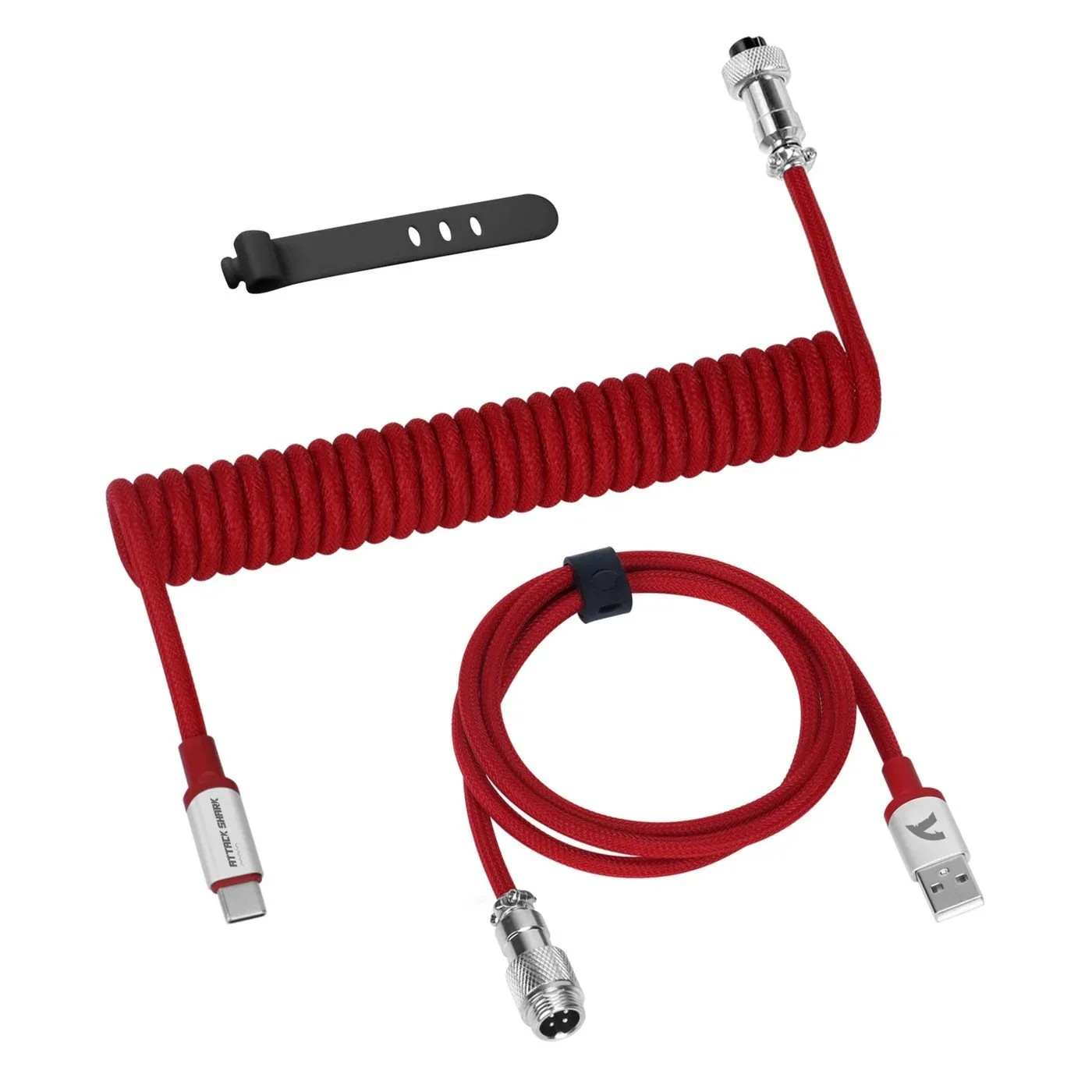 Кабель для клавиатуры Attack Shark C01Pro Red USB A to Type C