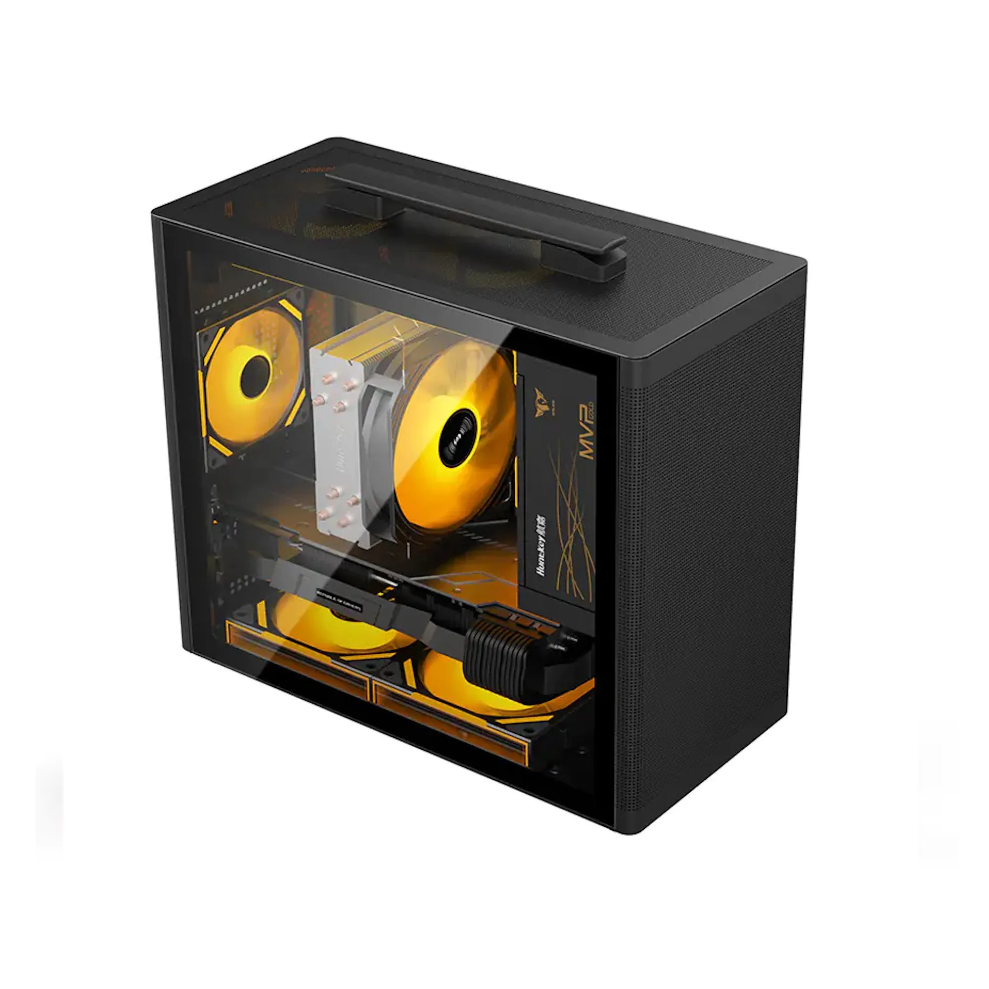 Компьютерный корпус Huntkey A320, 1xUSB3.0, HD-Audio, micro-ATX/Mini-ITX, Black — фото 2