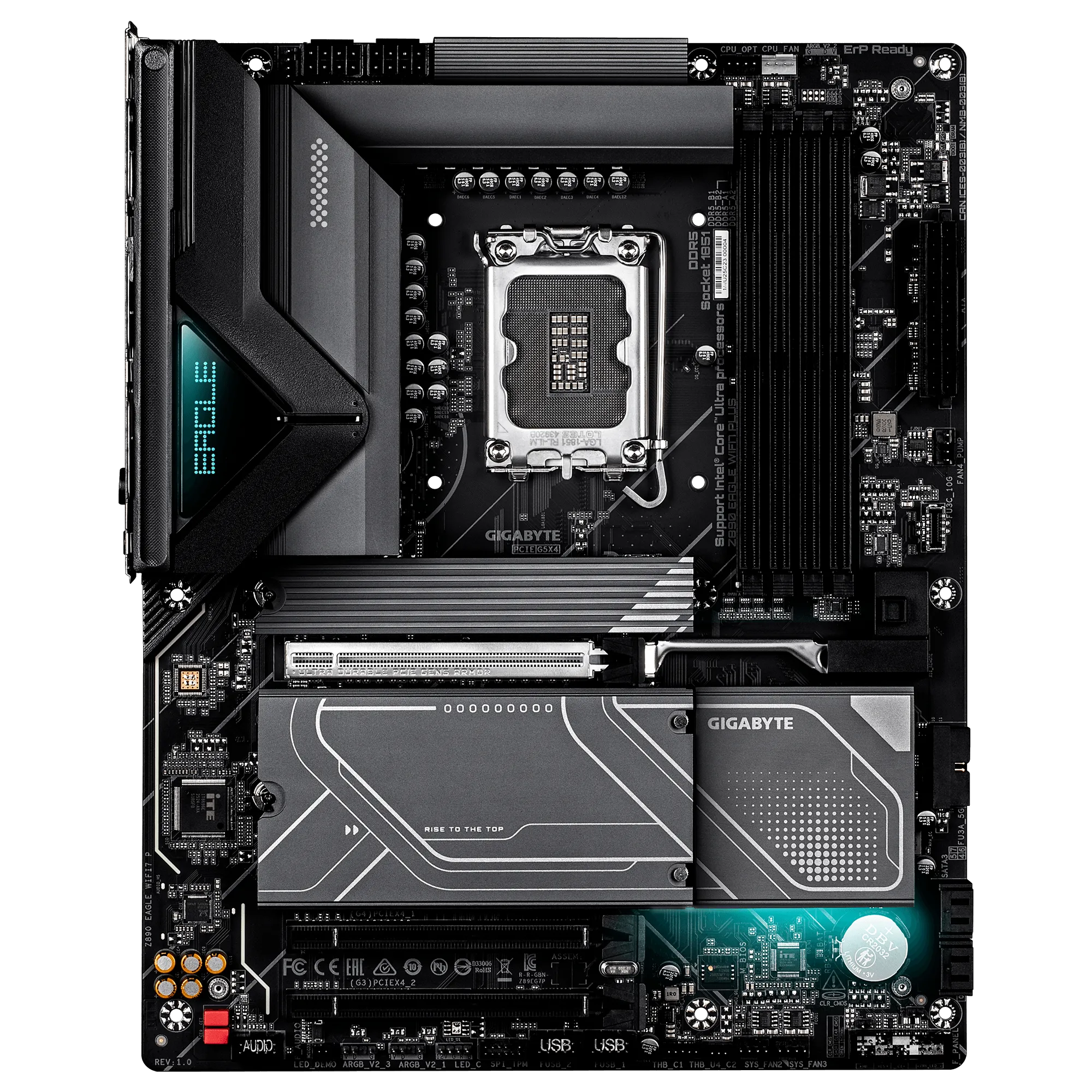 Материнская плата GIGABYTE Z890 EAGLE WIFI7 PLUS, LGA1851, 4xDDR5, PCIe5.0, DP+USB4, 4xM.2, ATX — фото 3