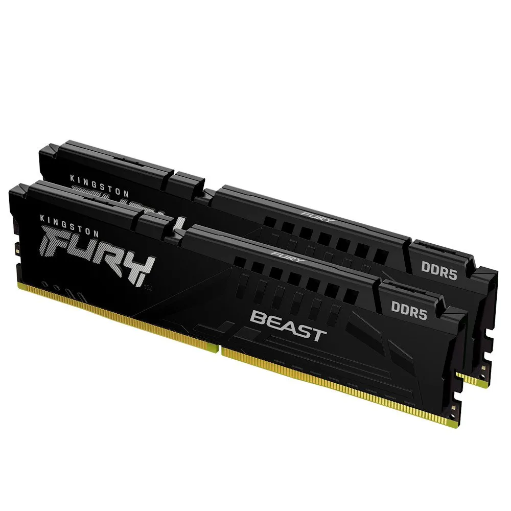 Модуль памяти Kingston Fury Beast Black EXPO KF564C32BBEK2-64 DDR5 DIMM 64Gb KIT (2x32) 6400MHz CL32 — фото 2