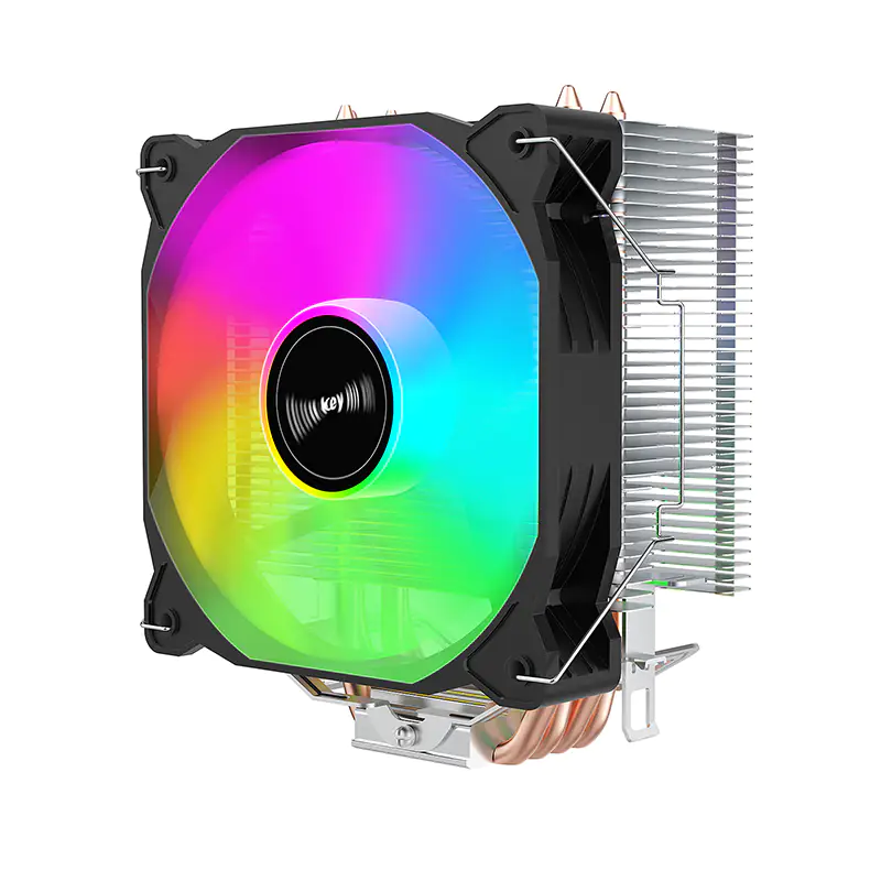 Кулер для процессора Huntkey Frozen 400SE RGB, S1851/1700/1200/115x/AM4/AM5, 140W, 1500±10%RPM, 3pin — фото 6