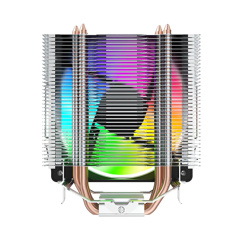 Кулер для процессора Huntkey Frozen 400SE RGB, S1851/1700/1200/115x/AM4/AM5, 140W, 1500±10%RPM, 3pin — фото 4