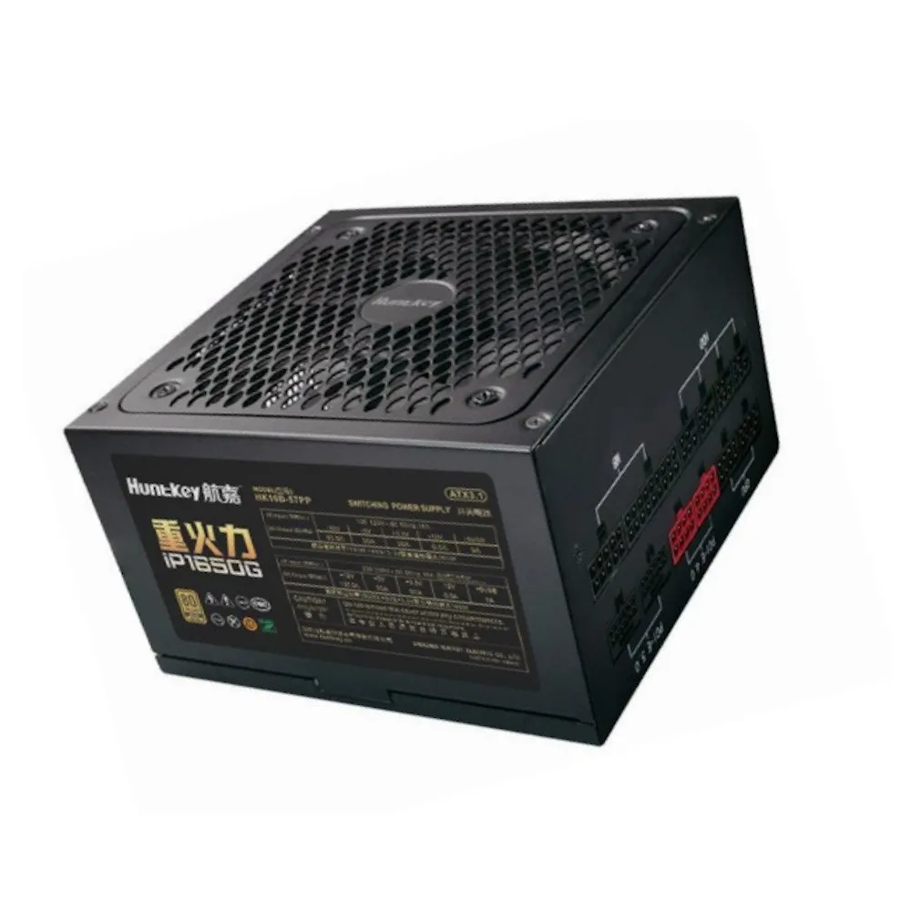 Блок питания Huntkey AI PC IP1650G, 1650W, 80+Gold, ATX3.1, PCI-E 5.10 — фото 2