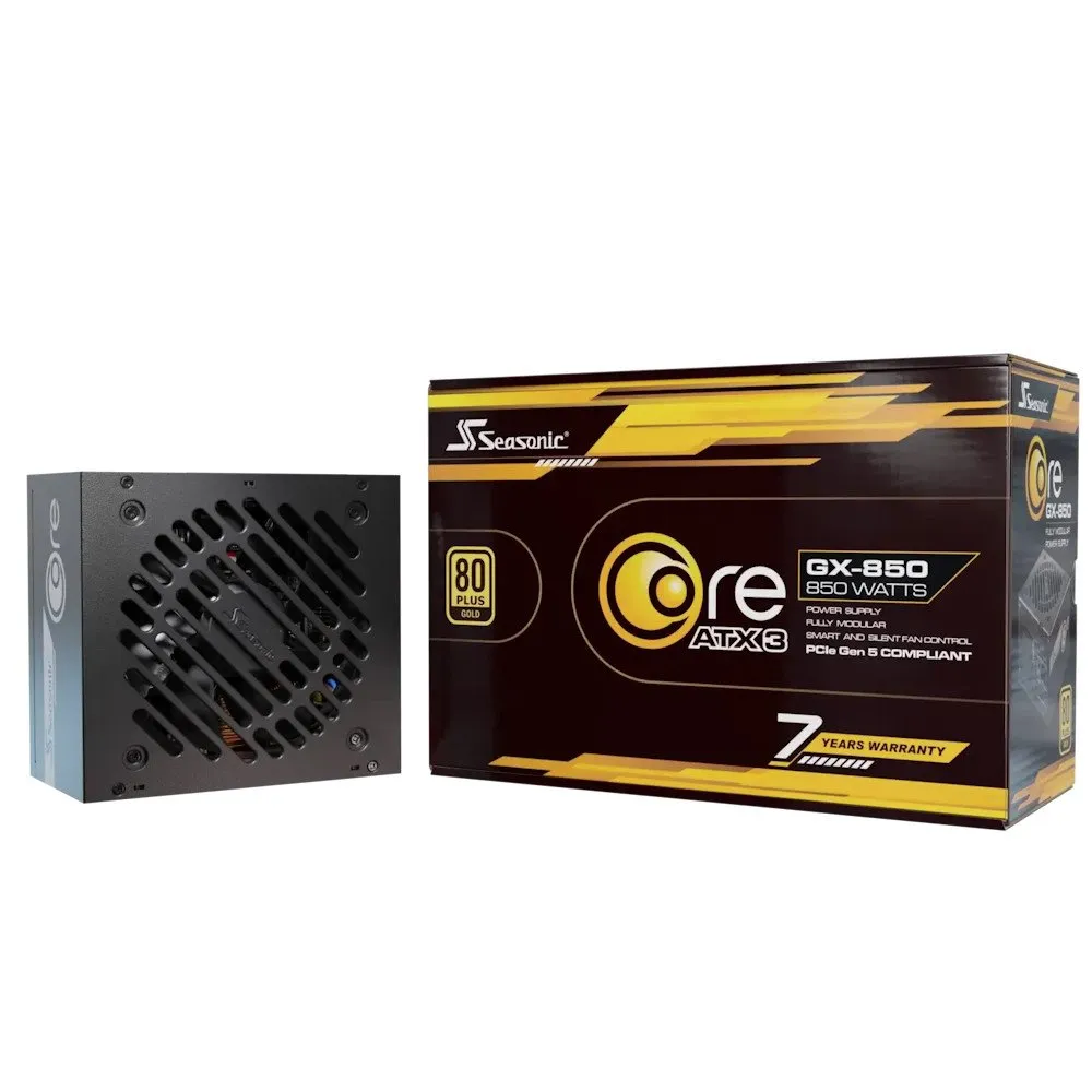 Блок питания ATX Seasonic Core GX-850, 850W, Modular, 80 Plus Gold, ATX 3.1 — фото 4