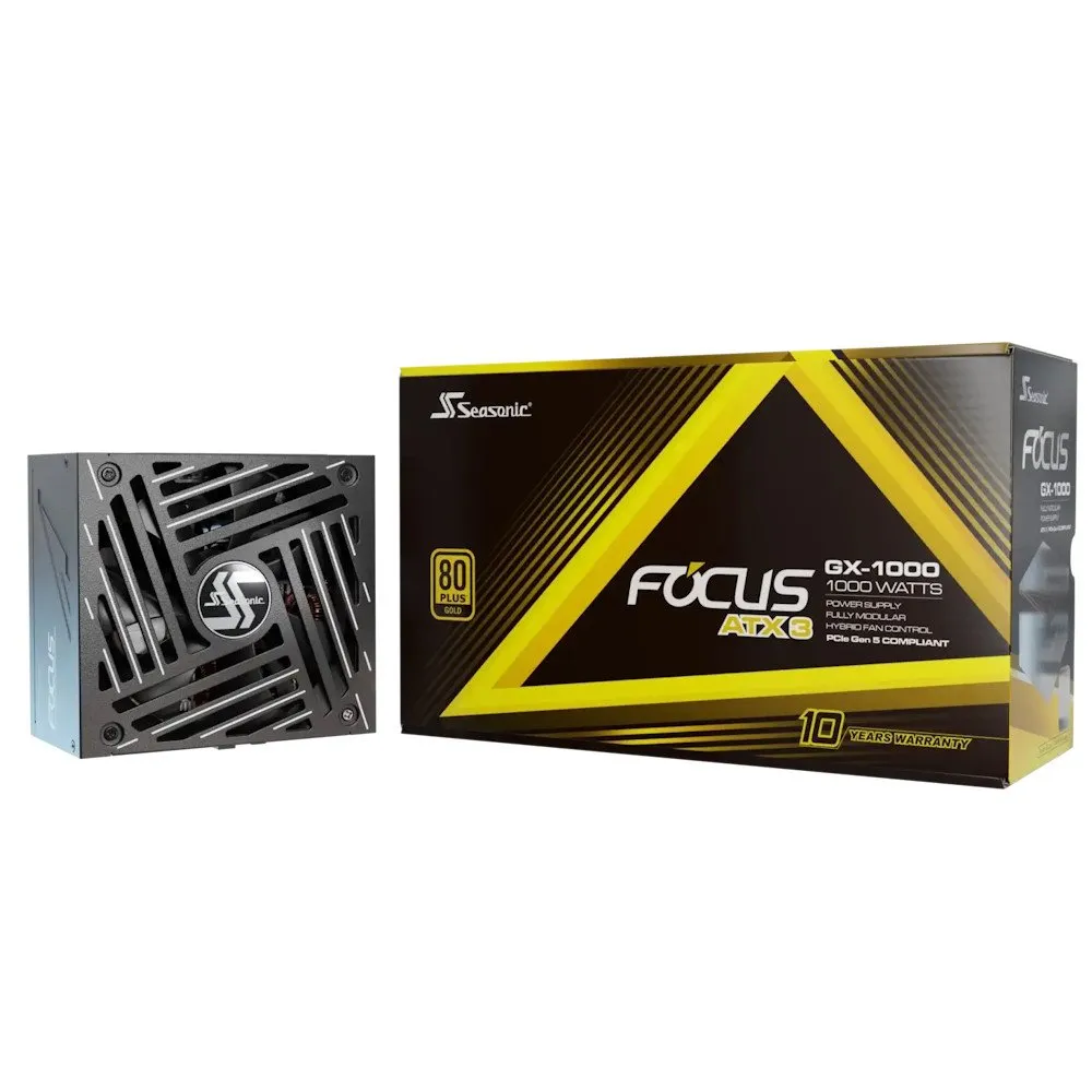 Блок питания ATX Seasonic Focus GX-1000, 1000W, Modular, 80 Plus Gold, ATX 3.0 — фото 4
