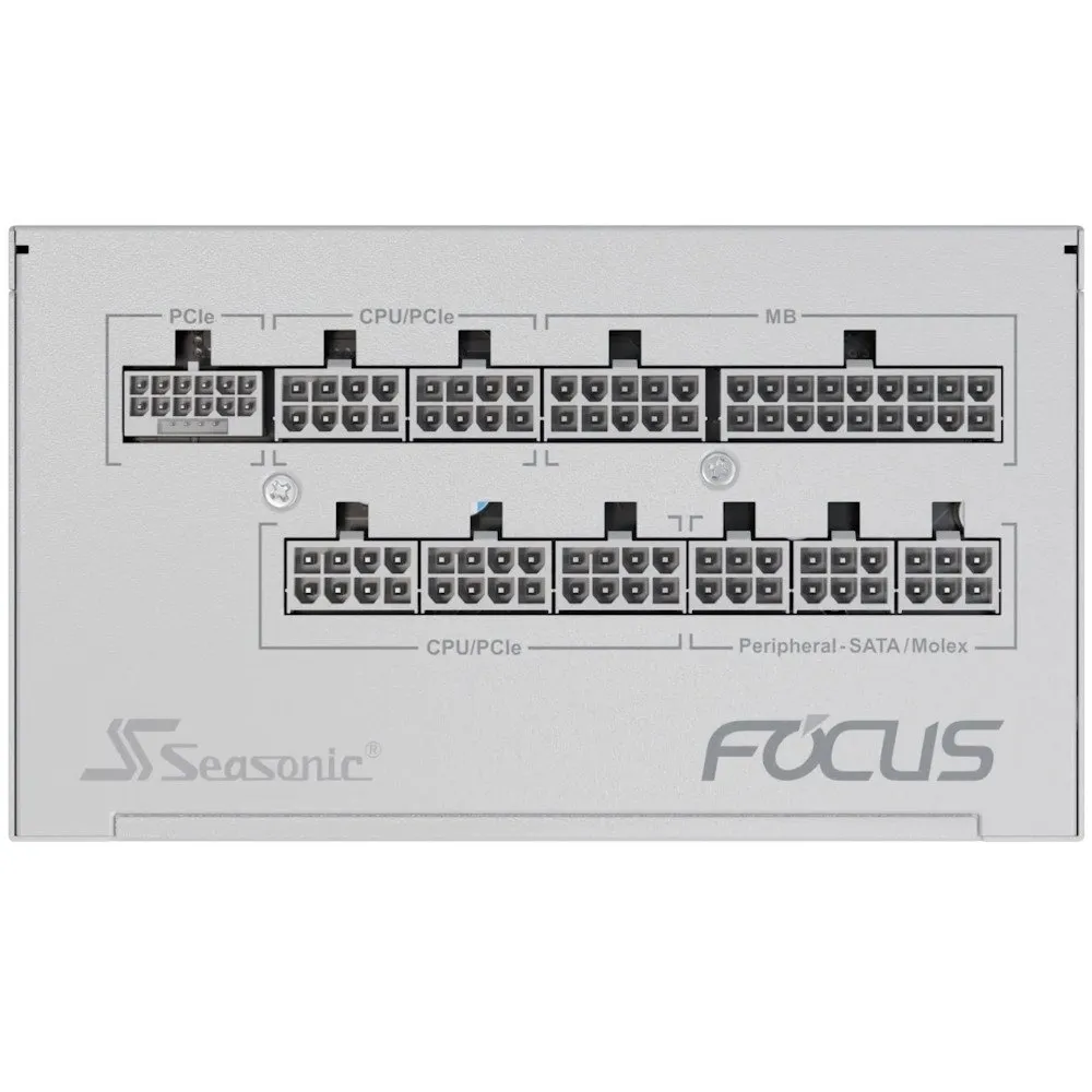 Блок питания ATX Seasonic Focus GX-850-White, 850W, Modular, 80 Plus Gold, ATX 3.0 — фото 2