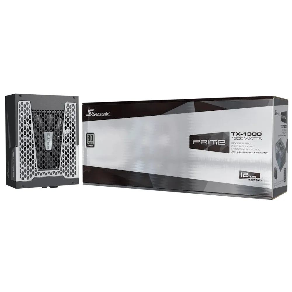Блок питания ATX Seasonic Prime TX-1300, 1300W, Modular, 80 Plus Titanium, ATX 3.0 — фото 5