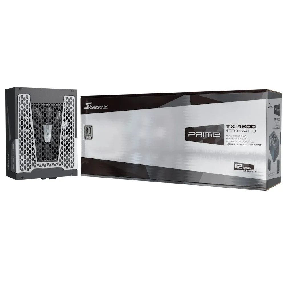 Блок питания ATX Seasonic Prime TX-1600, 1600W, Modular, 80 Plus Titanium, ATX 3.0 — фото 5