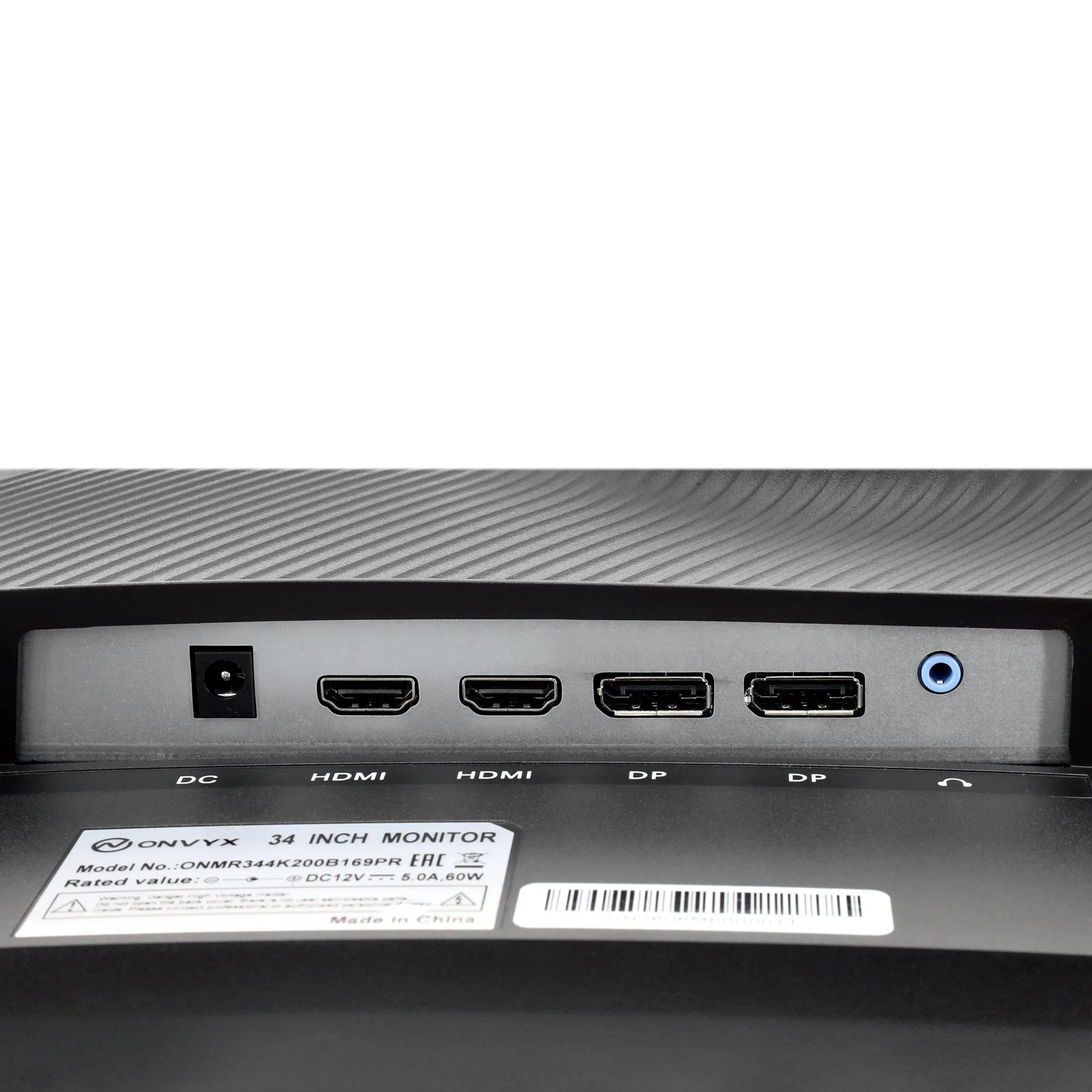 Монитор 34" ONVYX ONMR344K200B169PR, 3440x1440, VA, Grade A+, 180Hz, 350 cd/m2, 2HDMI/2DP, Black — фото 8