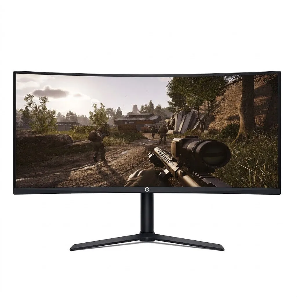 Монитор 34" ONVYX ONMR344K200B169PR, 3440x1440, VA, Grade A+, 180Hz, 350 cd/m2, 2HDMI/2DP, Black — фото 2