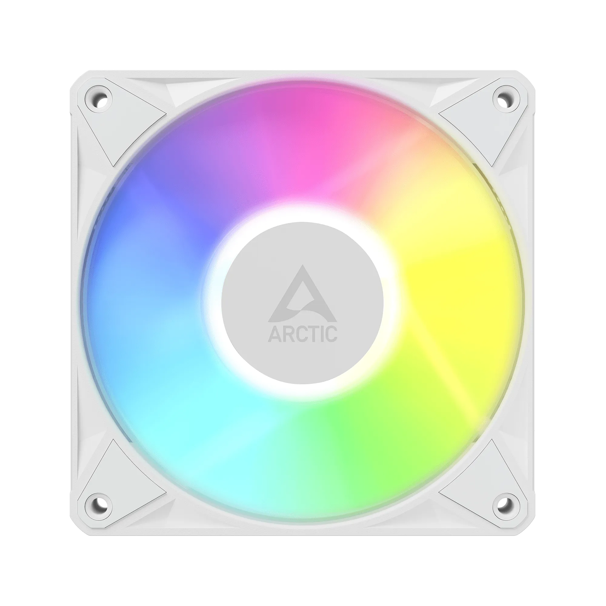 Кулер для корпуса ARCTIC BioniX P12 A-RGB, ACFAN00336A, 120мм, PWM, 450-3000об/мин, 76CFM, White — фото 3