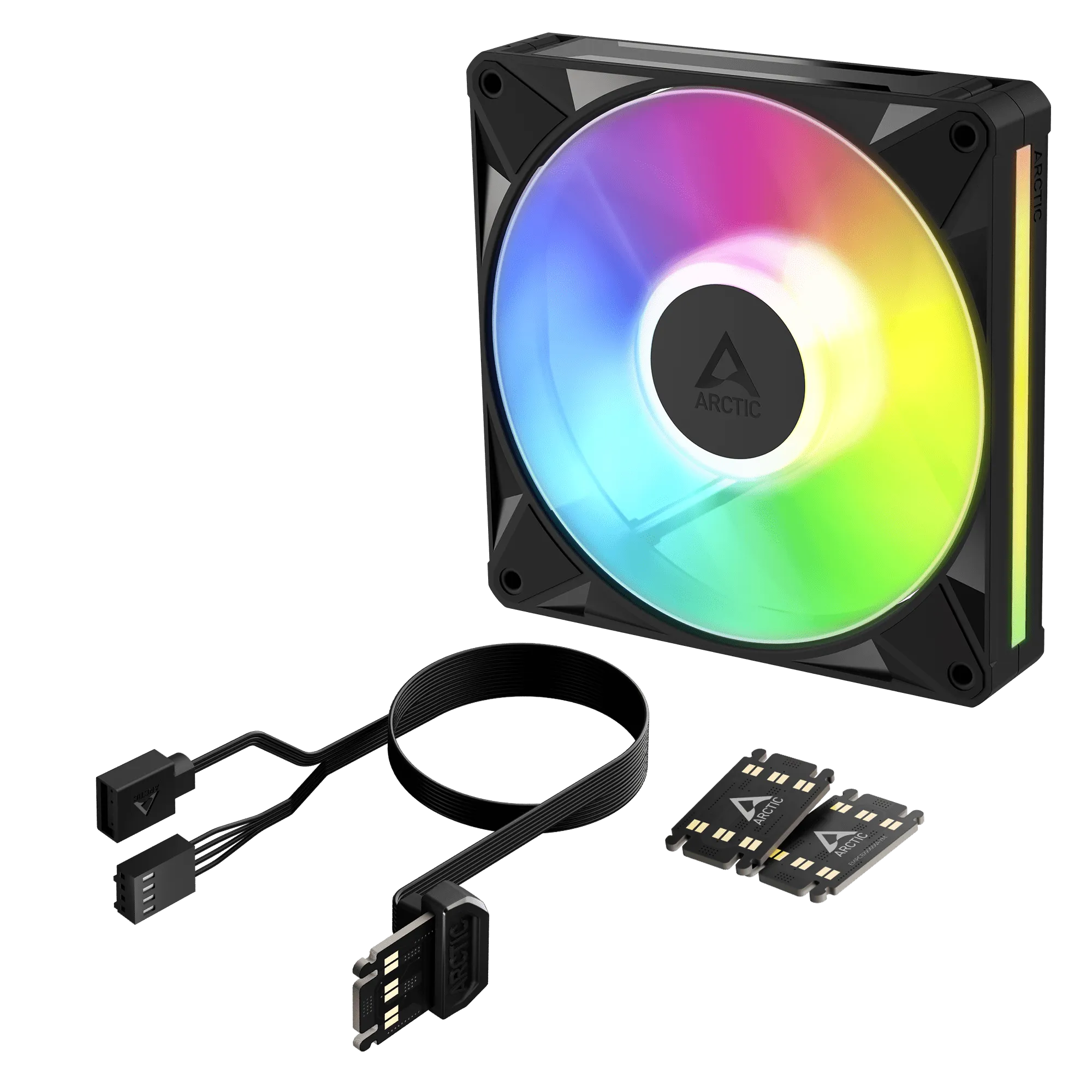 Кулер для корпуса ARCTIC BioniX P14 A-RGB, ACFAN00339A, 140мм, PWM, 400-2500об/мин, 110CFM, Black