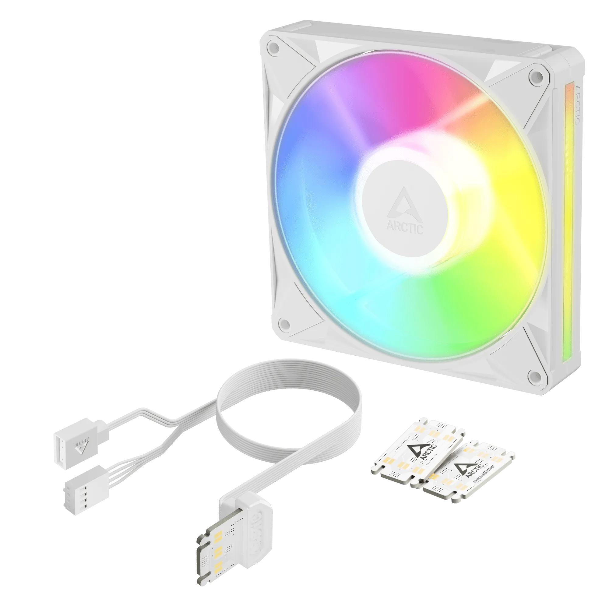 Кулер для корпуса ARCTIC BioniX P14 A-RGB, ACFAN00340A, 140мм, PWM, 400-2500об/мин, 110CFM, White