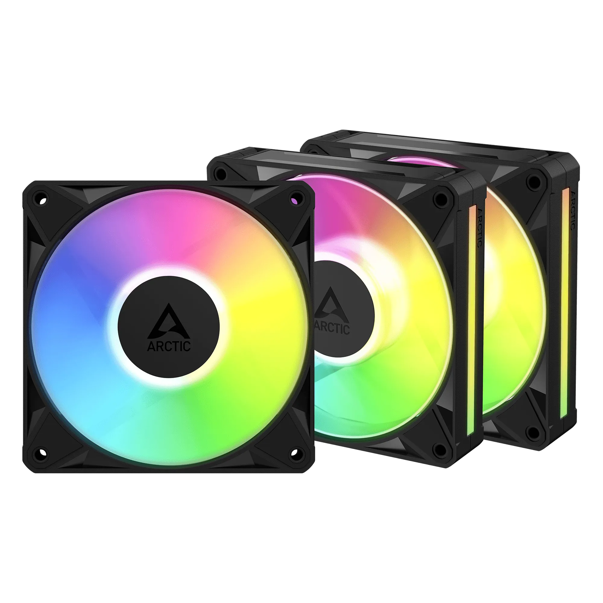Кулер для корпуса ARCTIC BioniX P14 A-RGB 3-Pack, ACFAN00341A, 3x140мм, PWM, 400-2500об/мин, Black — фото 3