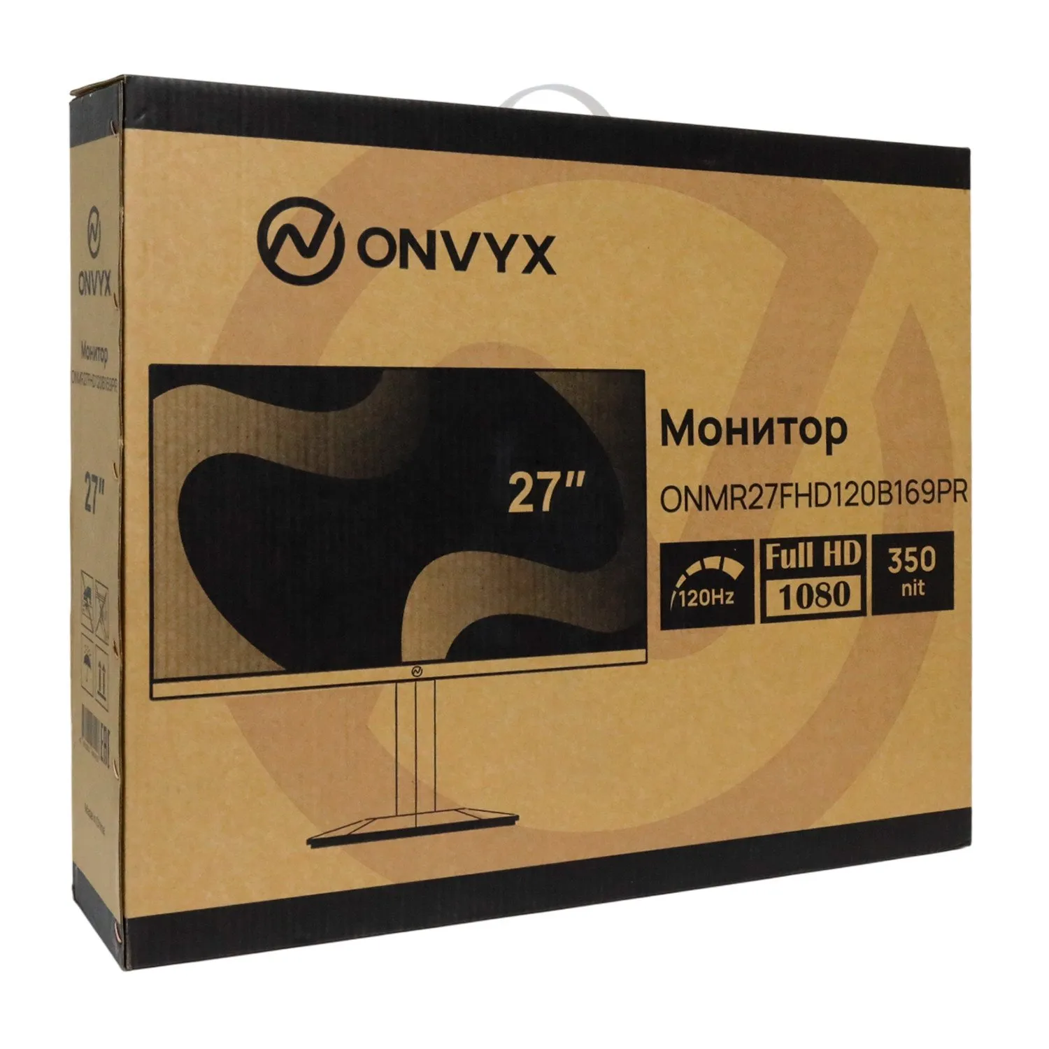 Монитор 27" ONVYX ONMR27FHD120B169PR, FullHD, IPS, Grade A+, 120Hz, 350 cd/m2, HDMI/DP/Type-C, Black — фото 9